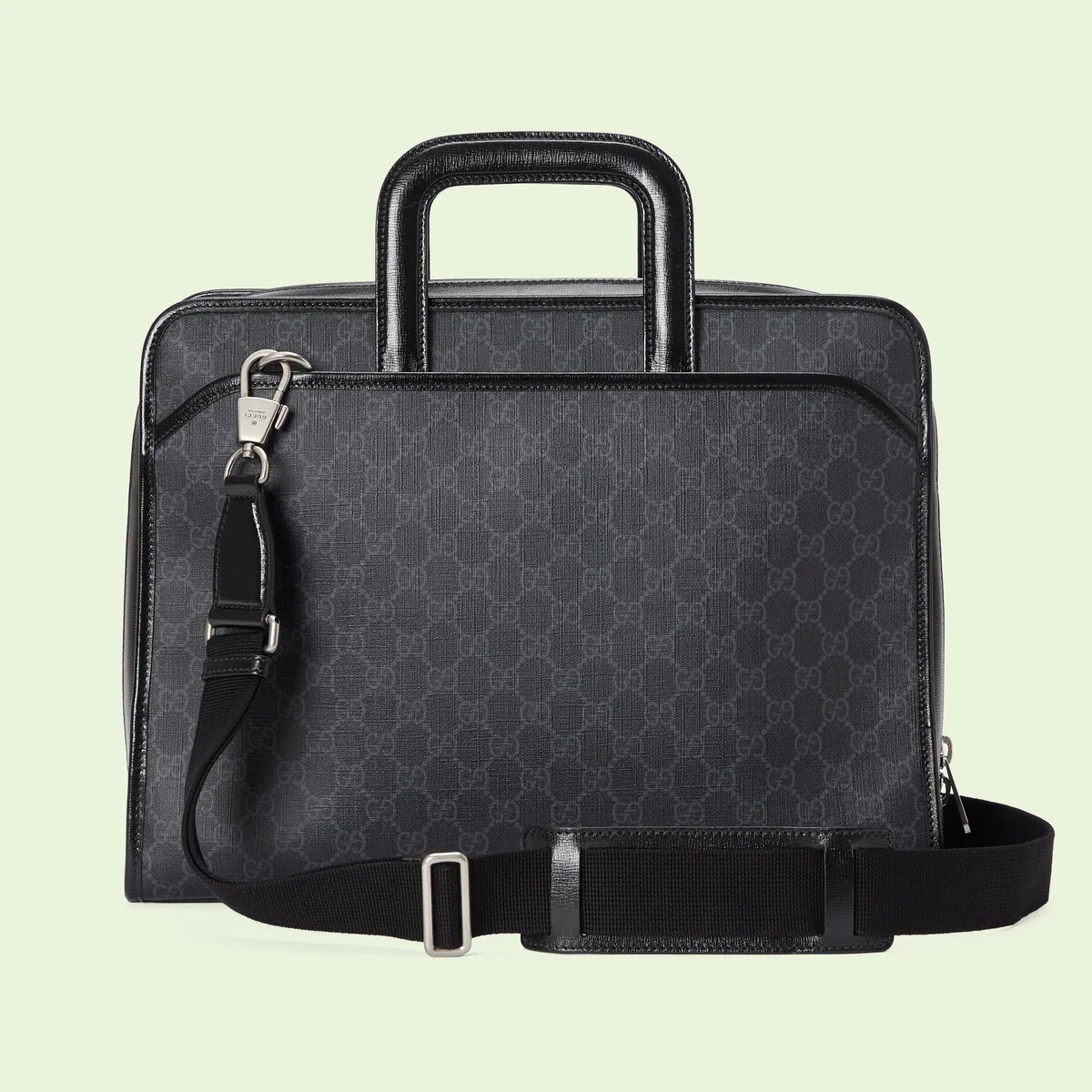 Briefcase with Interlocking G - 4