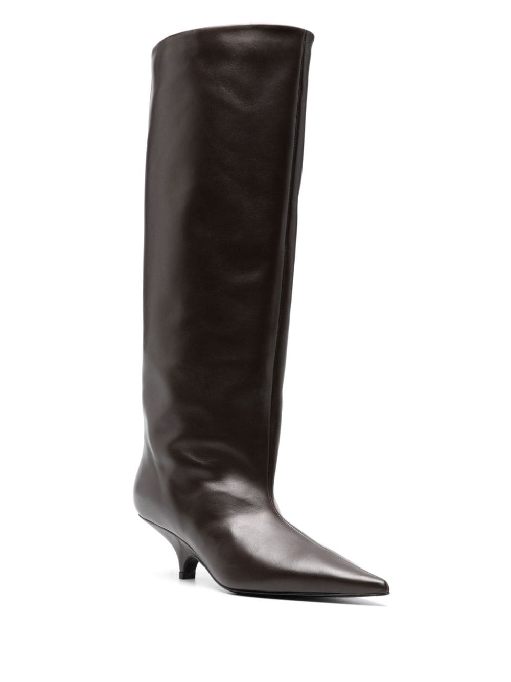 55mm leather boots - 2