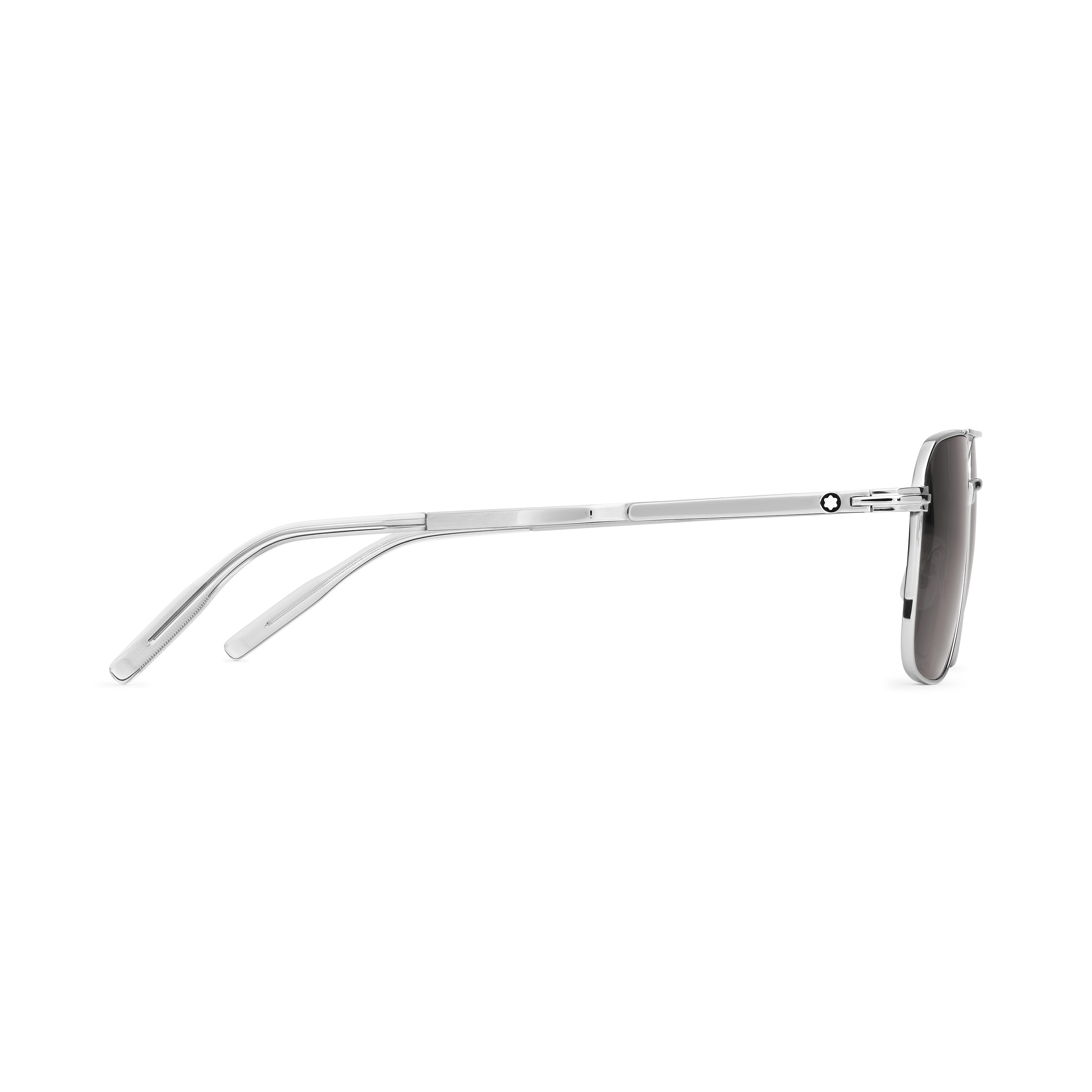 RECTANGULAR SUNGLASSES WITH SILVER COLOURED METAL FRAME - 2