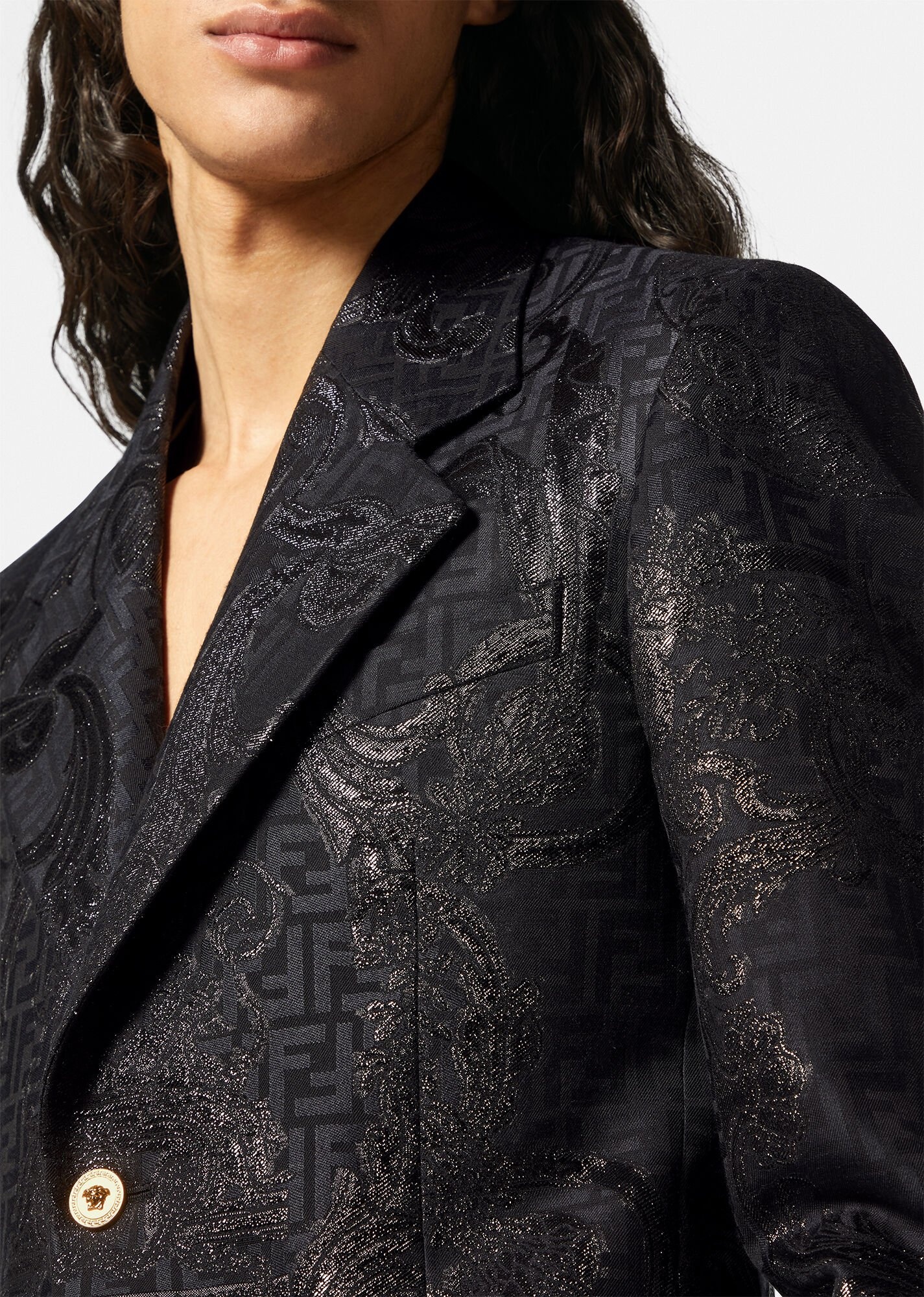 Fendace Jacquard Blazer - 5