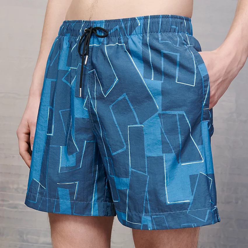 "Decoupage de H" swim trunks - 4