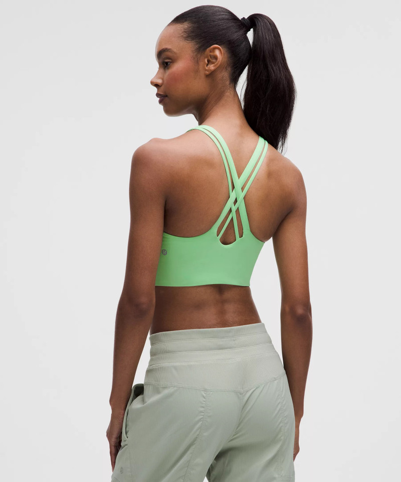 lululemon lululemon Energy Longline Bra Medium Support, B-D Cups *Evolve outlook