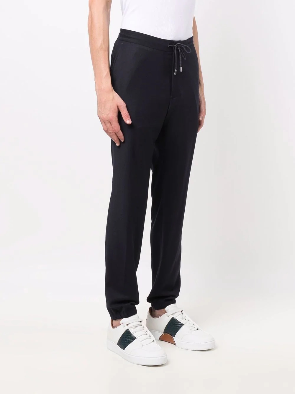 drawstring-waist trousers - 3