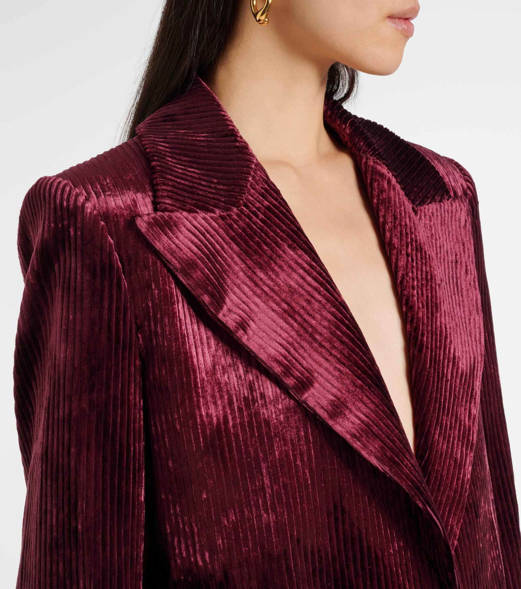 Oversized corduroy blazer - 4