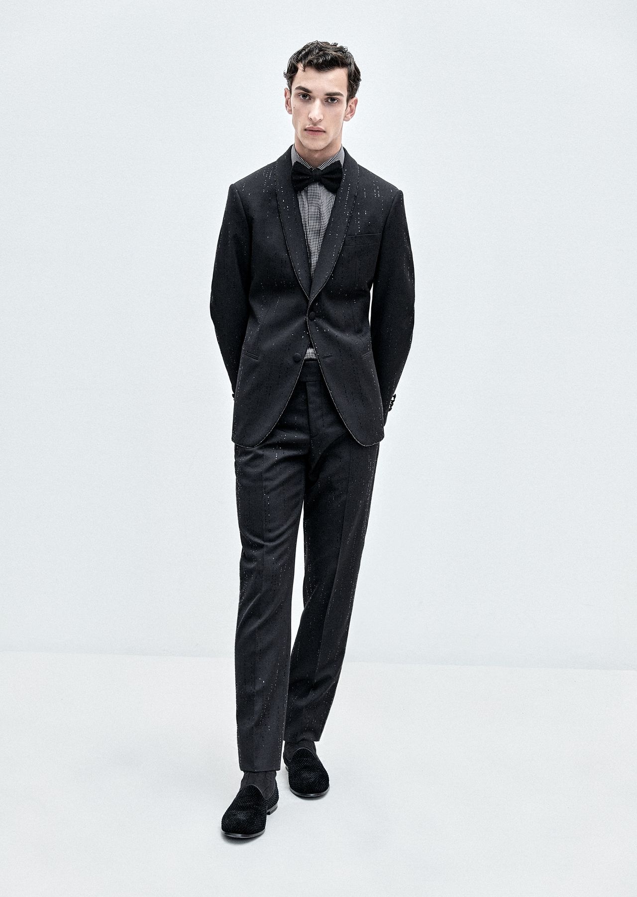 ASV Giorgio’s single-breasted jacket in a pinstripe-effect virgin wool - 6