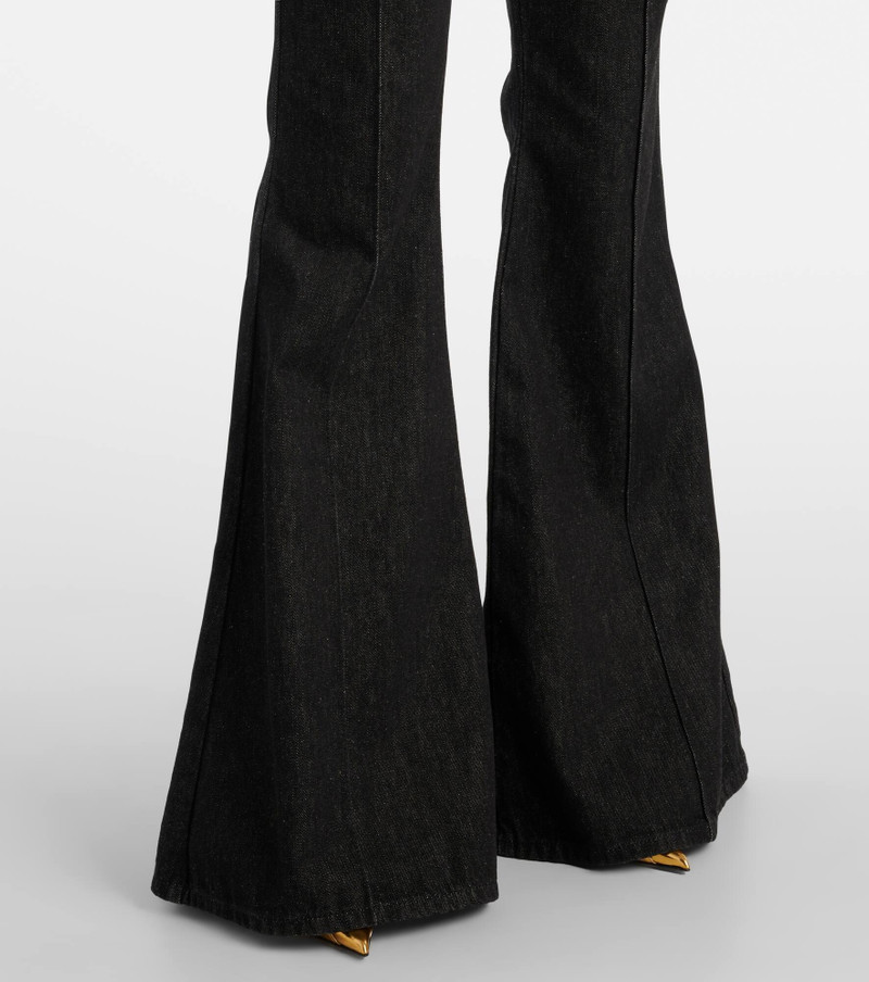 Mid-rise flared jeans 5