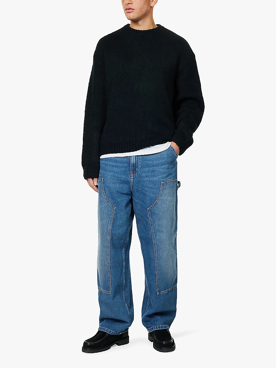 Merton crew-neck relaxed-fit knitted jumper - 2