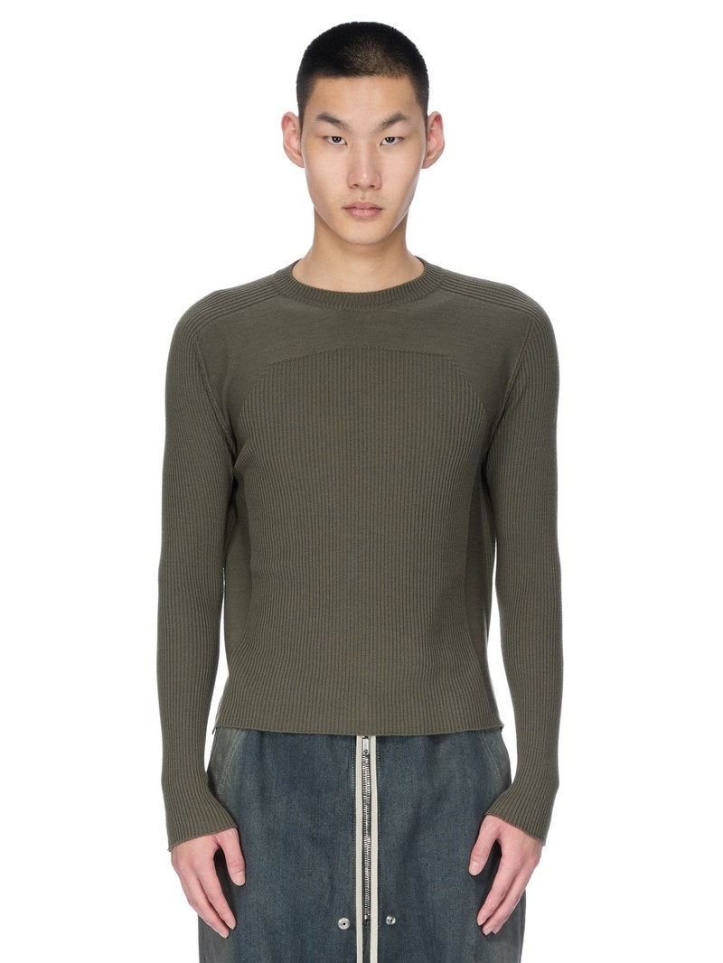 Gray Concordians Ribbed Geo Sweater 1