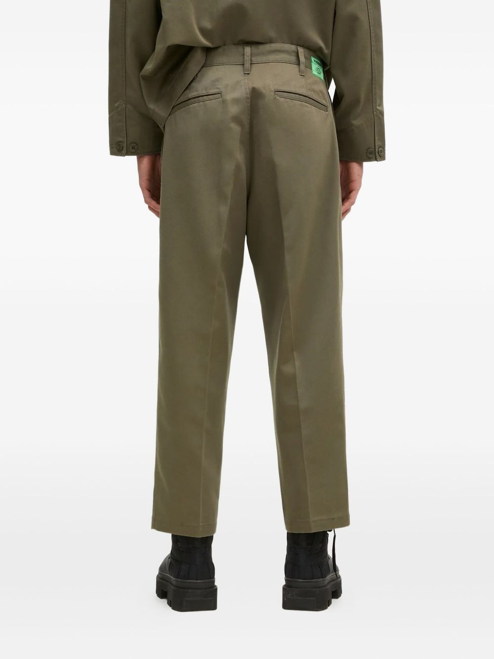 pleated-front trousers - 3
