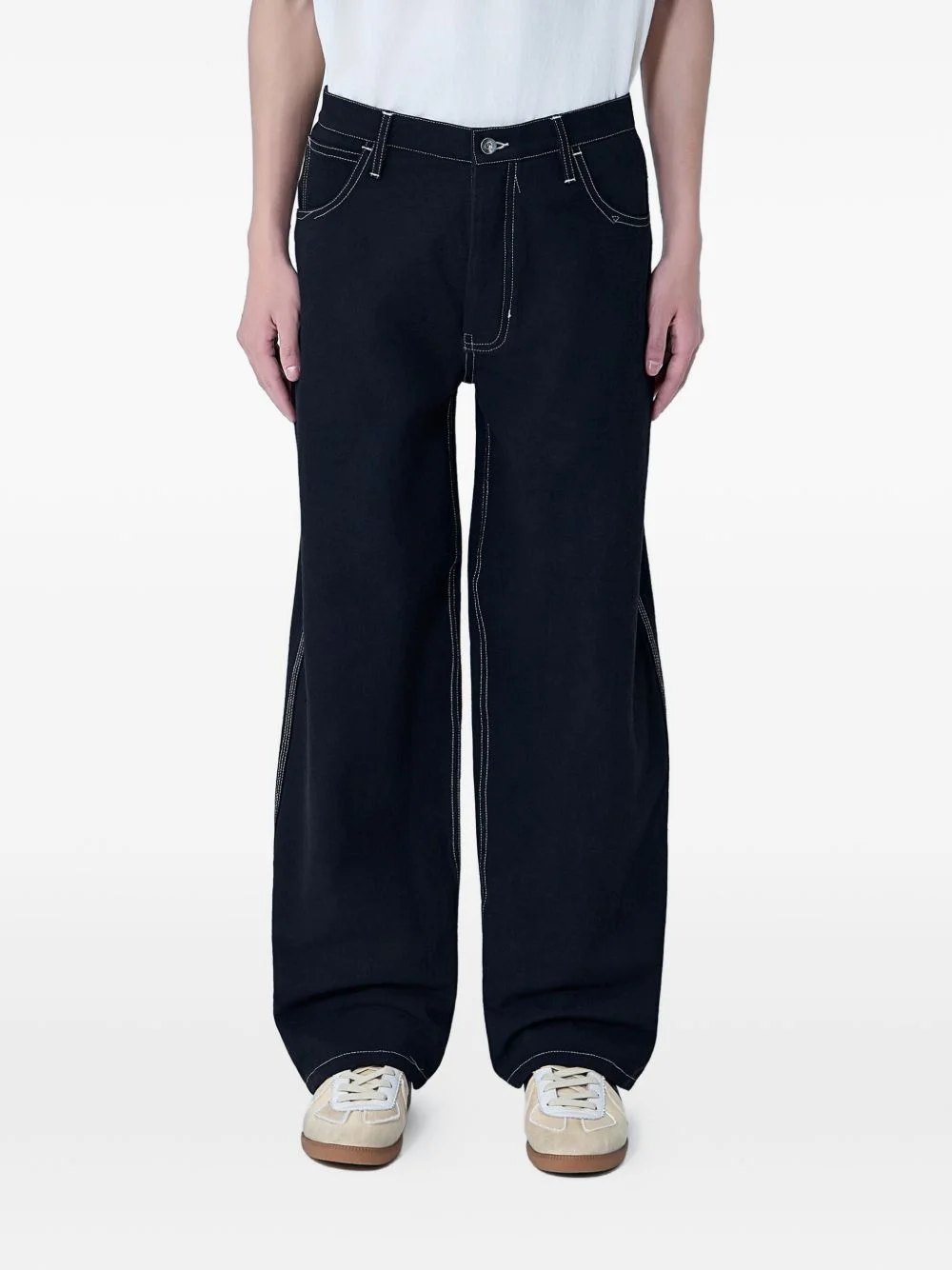 Poetry logo-patch jeans - 1