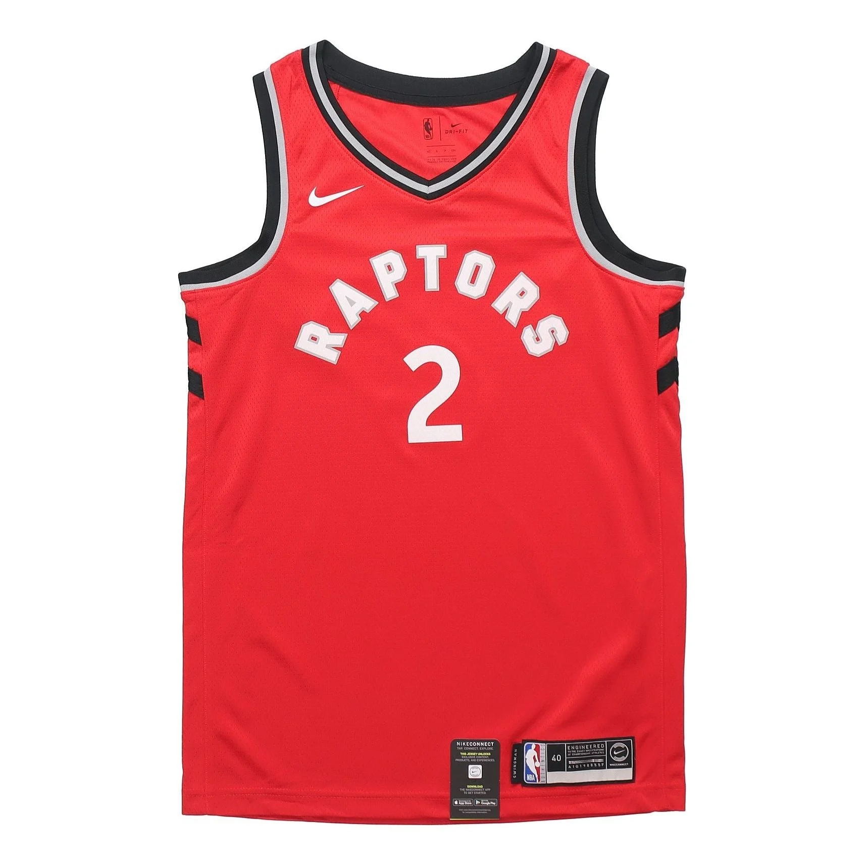 Nike TORONTO RAPTORS ICON EDITION SWINGMAN JERSEY LEONARD Red 864511-664 - 1