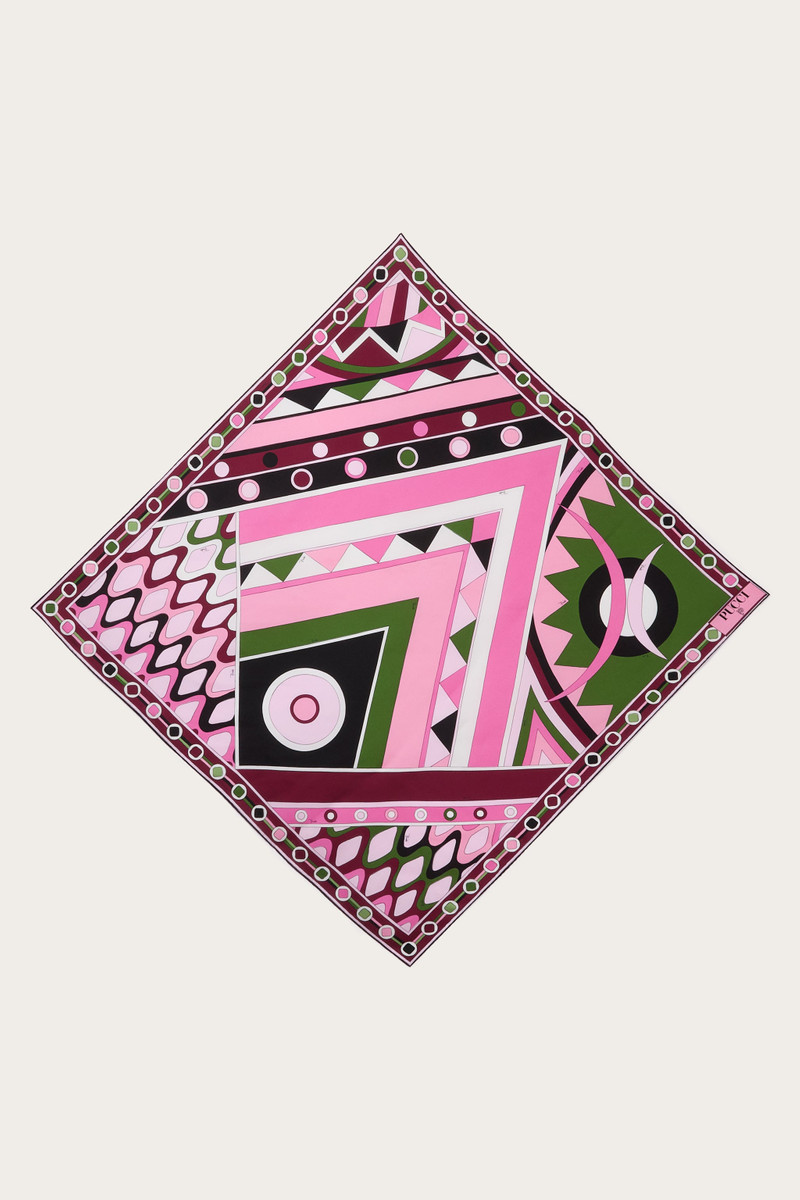 VIVARA PRINT SILK SCARF 1