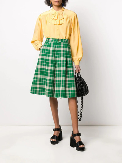 GUCCI ruffle jabot blouse outlook