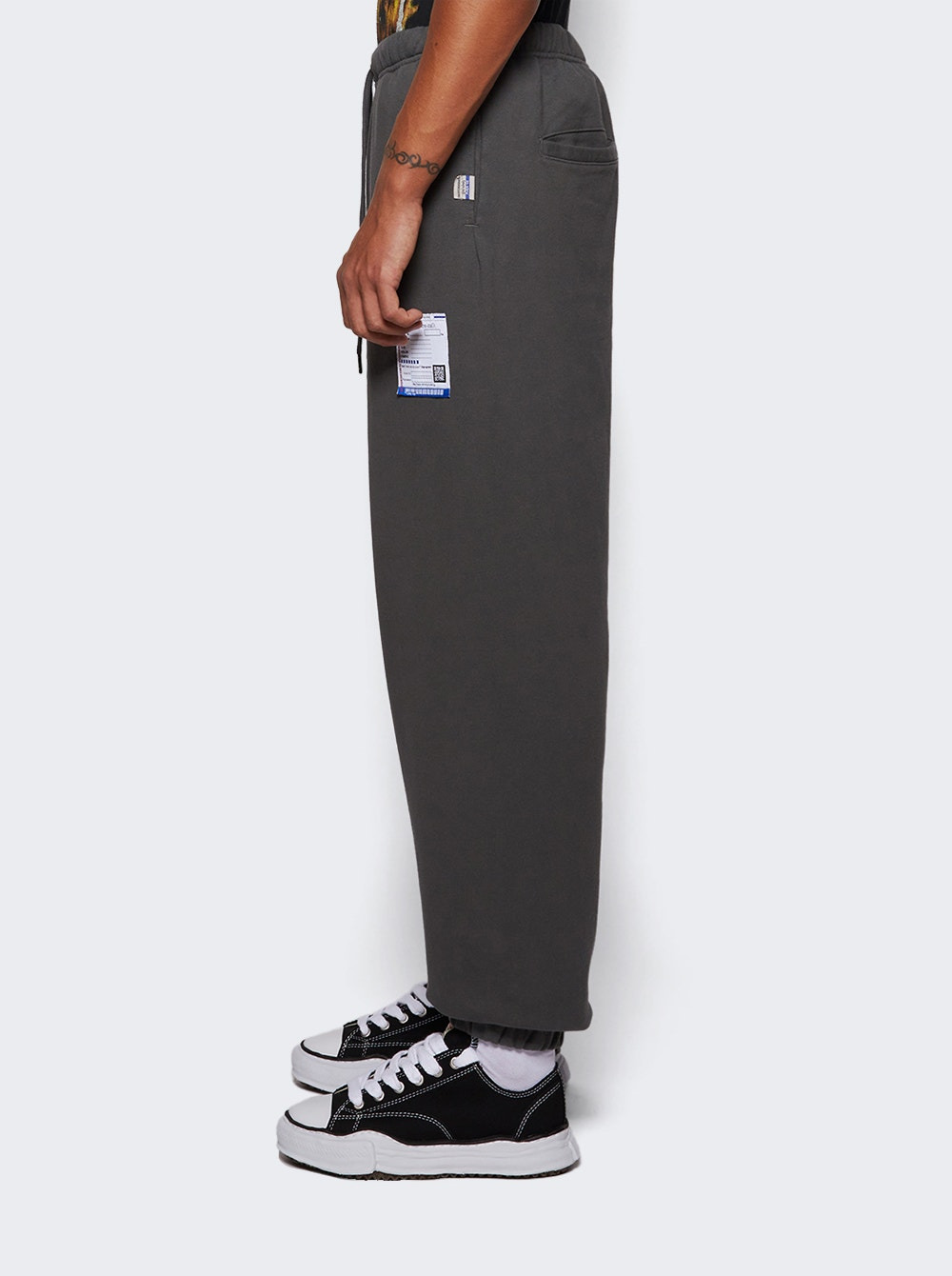 French Terry Easy Pants Dark Grey - 4