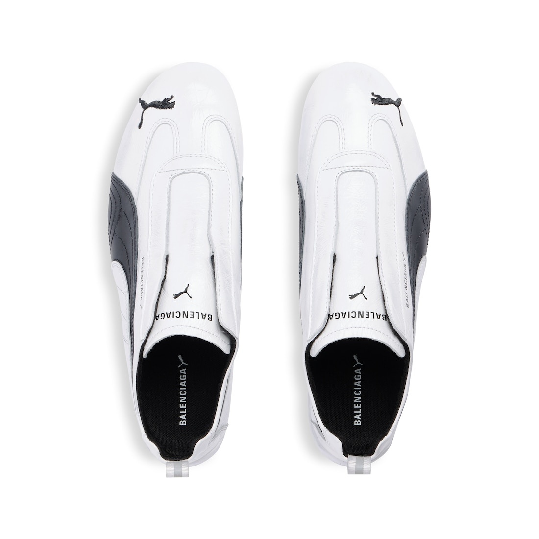 Speedcat Leather Balenciaga in White/black - 6