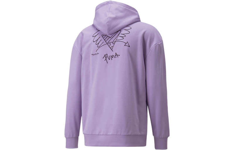 PUMA PUMA x Britto Hoodie 'Purple Yellow' 532230-81 outlook