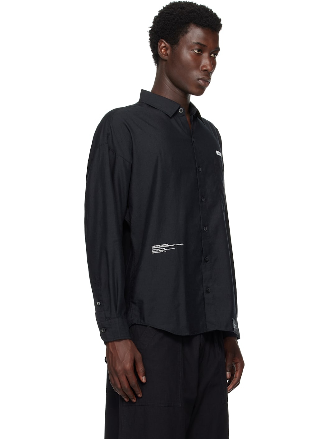 Black L/S Overshirt - 2