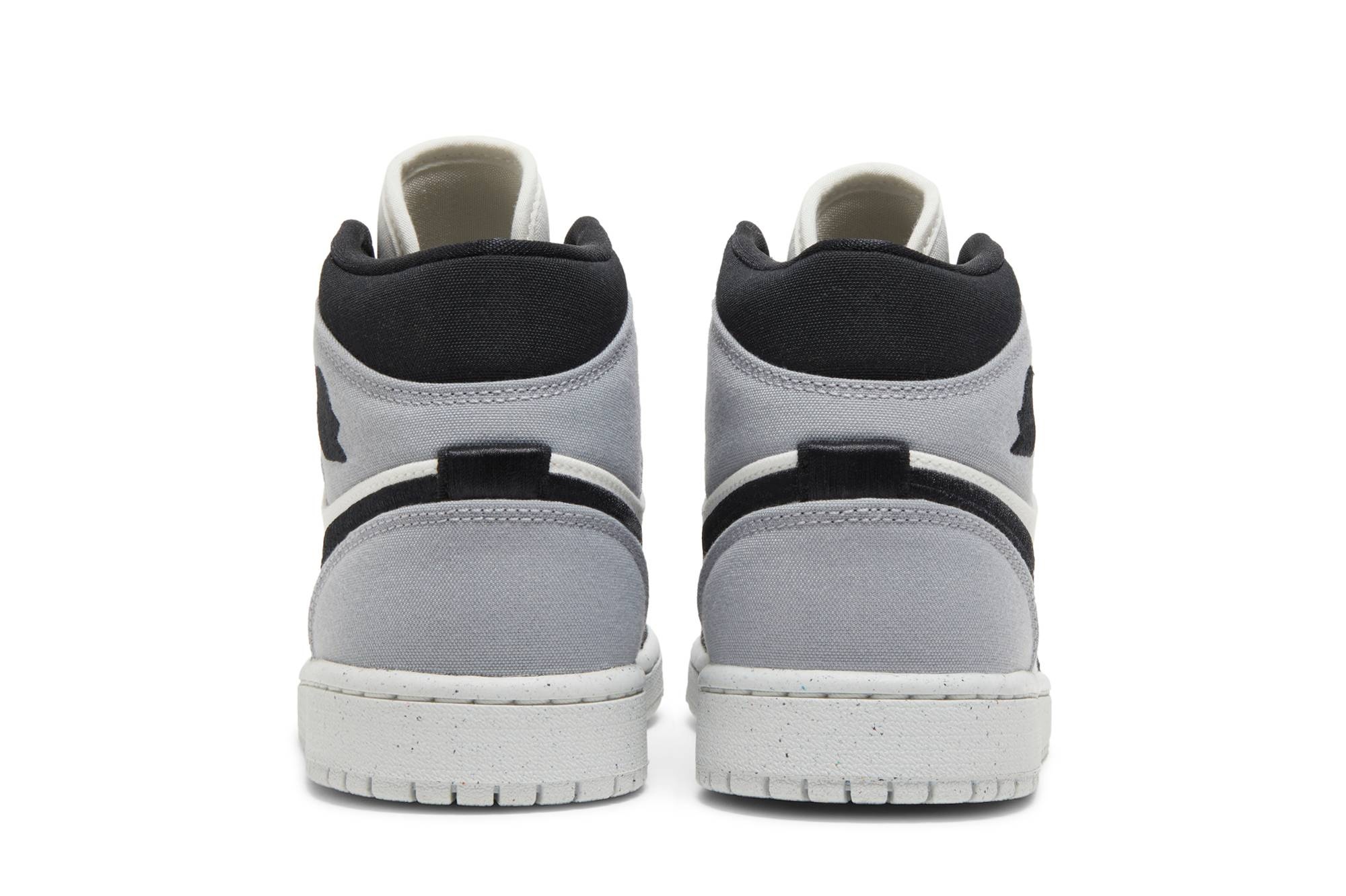 Wmns Air Jordan 1 Mid SE 'Light Steel Grey Canvas' - 6