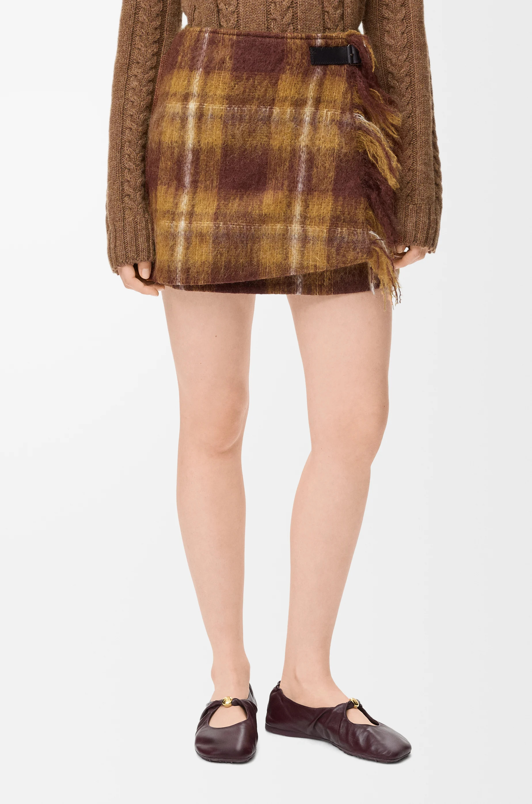 Skirt in mohair and wool blend - 3