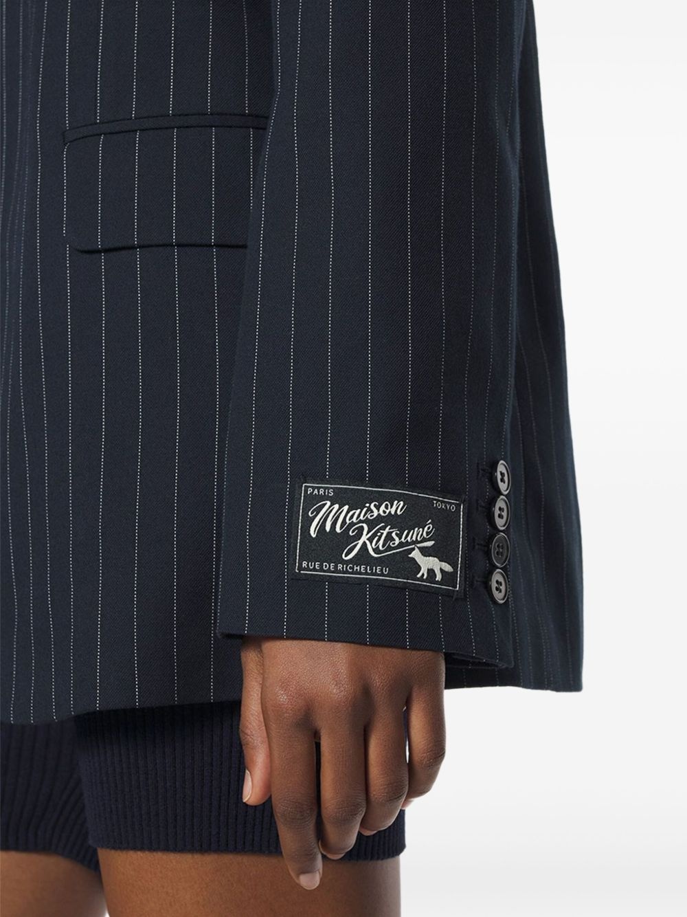 striped blazer - 5
