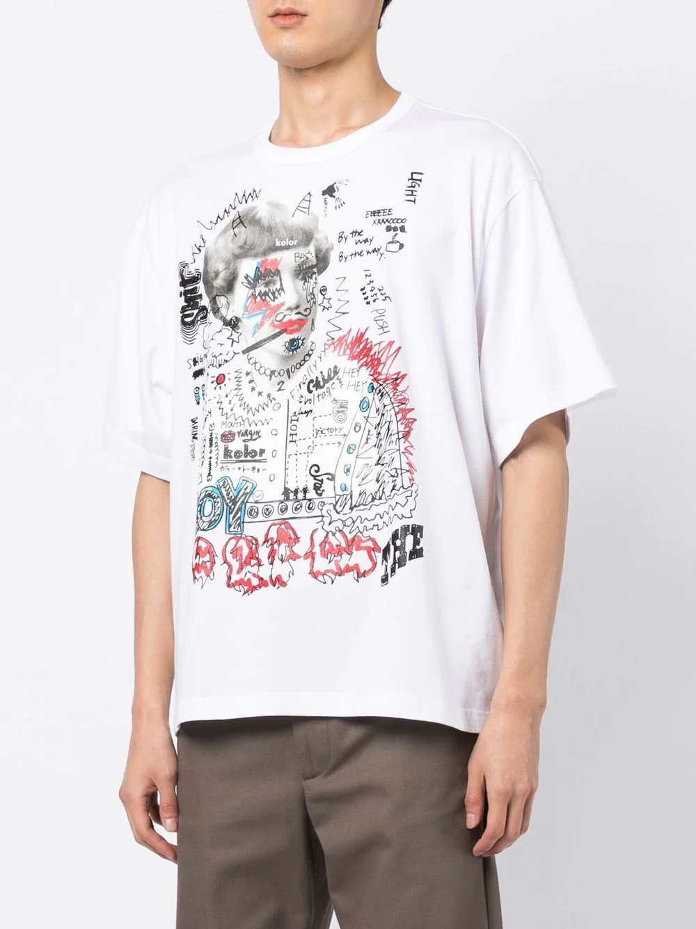 graphic-print crew-neck T-shirt - 3