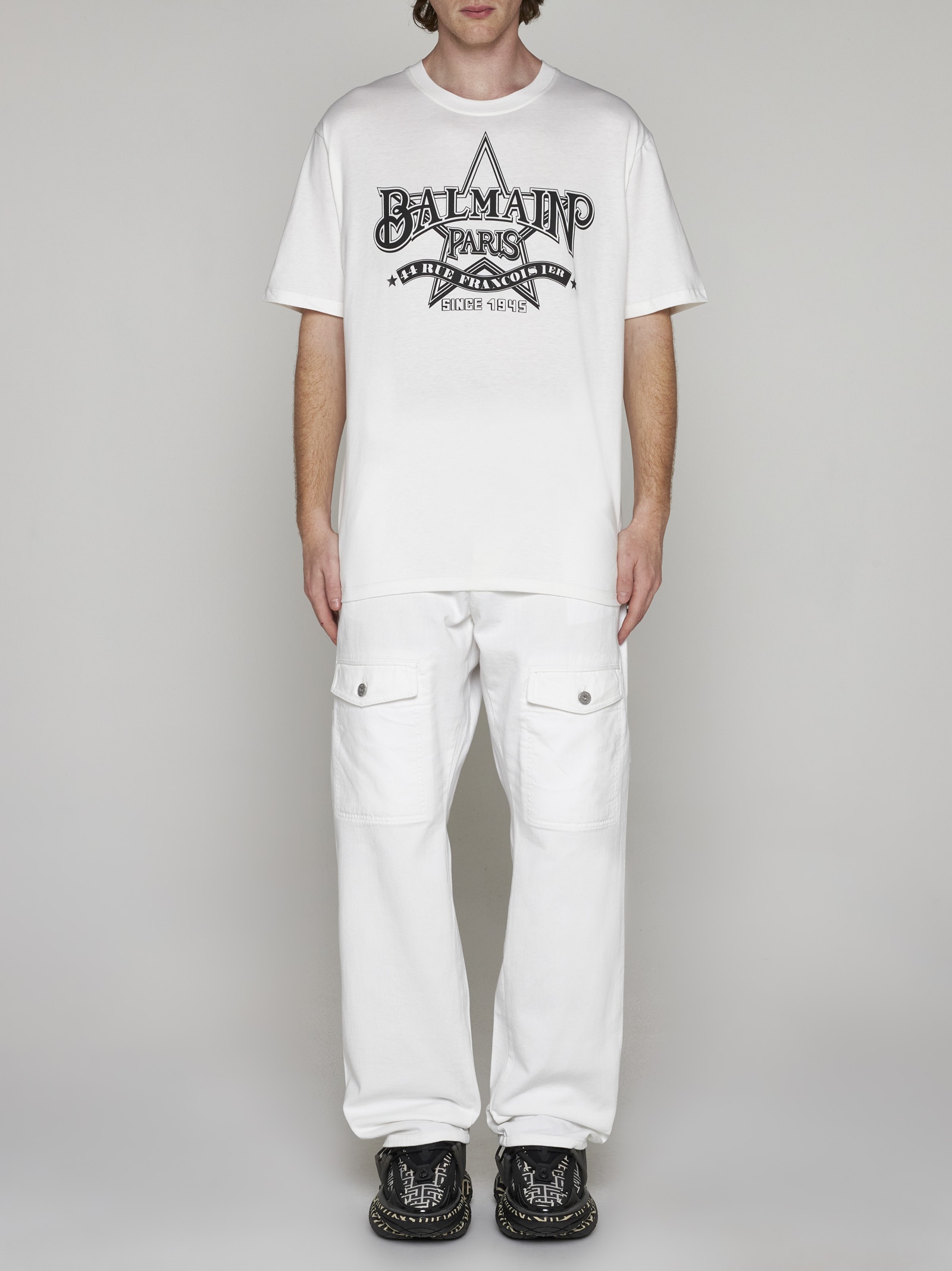 Star print cotton t-shirt - 2