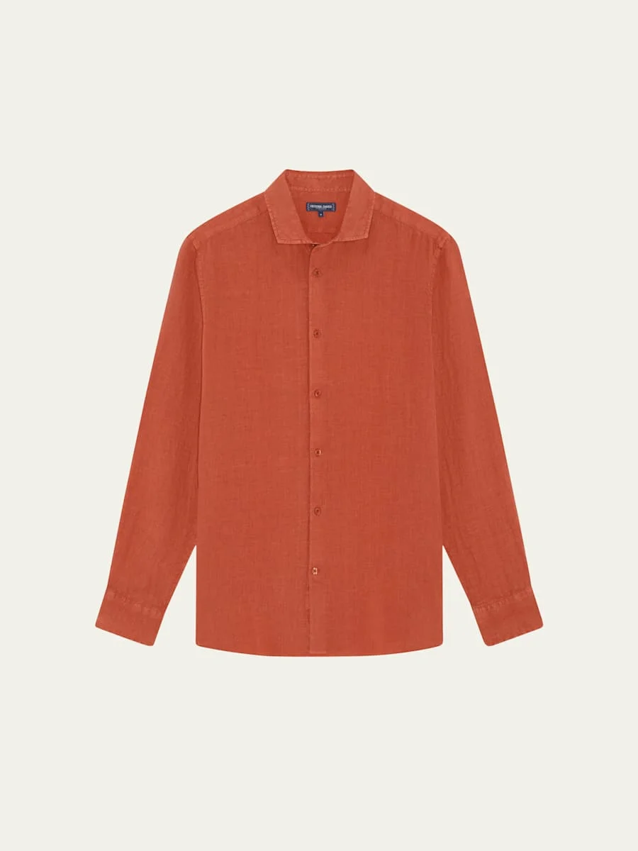 Men's Antonio Linen Button-Down Shirt - 1