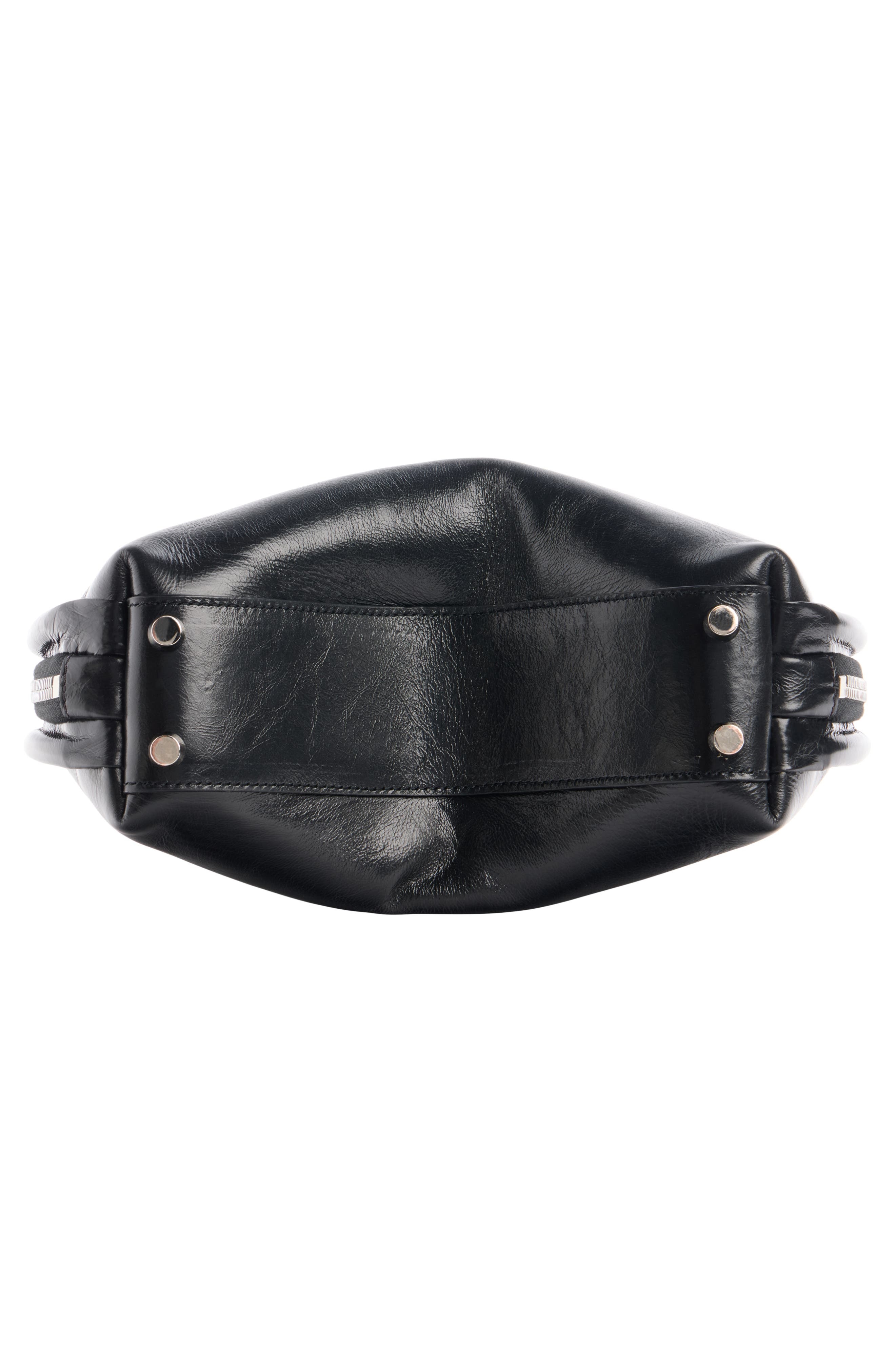 Acne Studios Small Bowlina Leather Shoulder Bag in Black at Nordstrom - 5