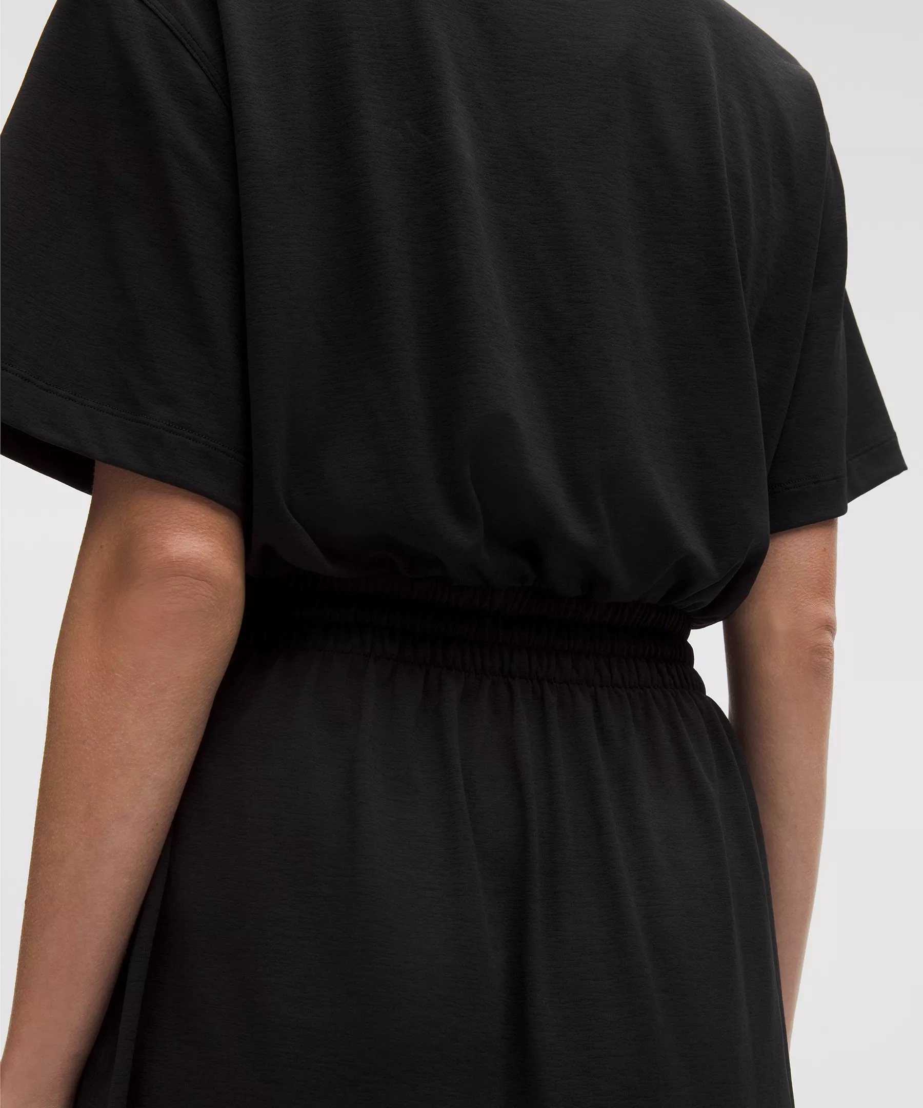 Smocked-Waist T-Shirt Dress - 4