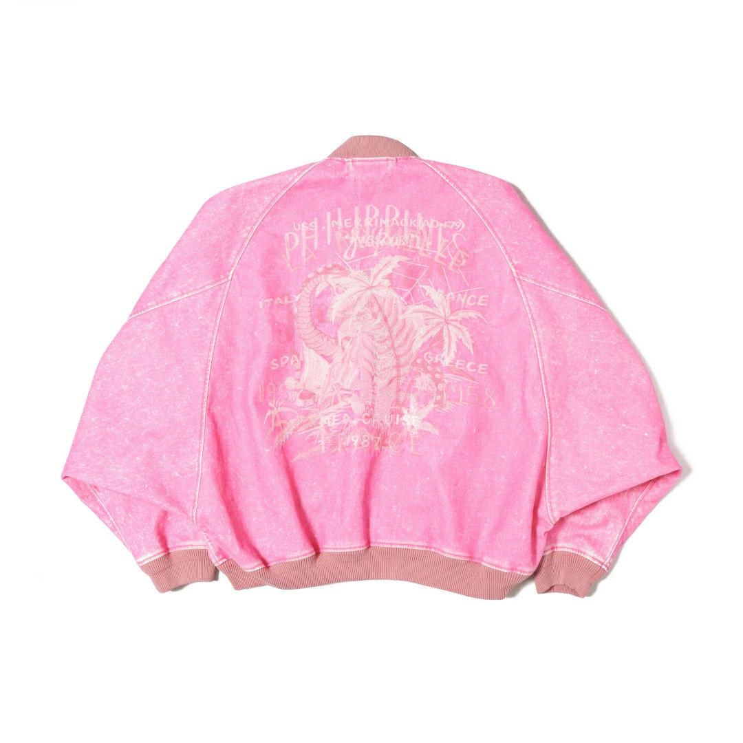 Flocked Deinm Souvenir Jacket - 2