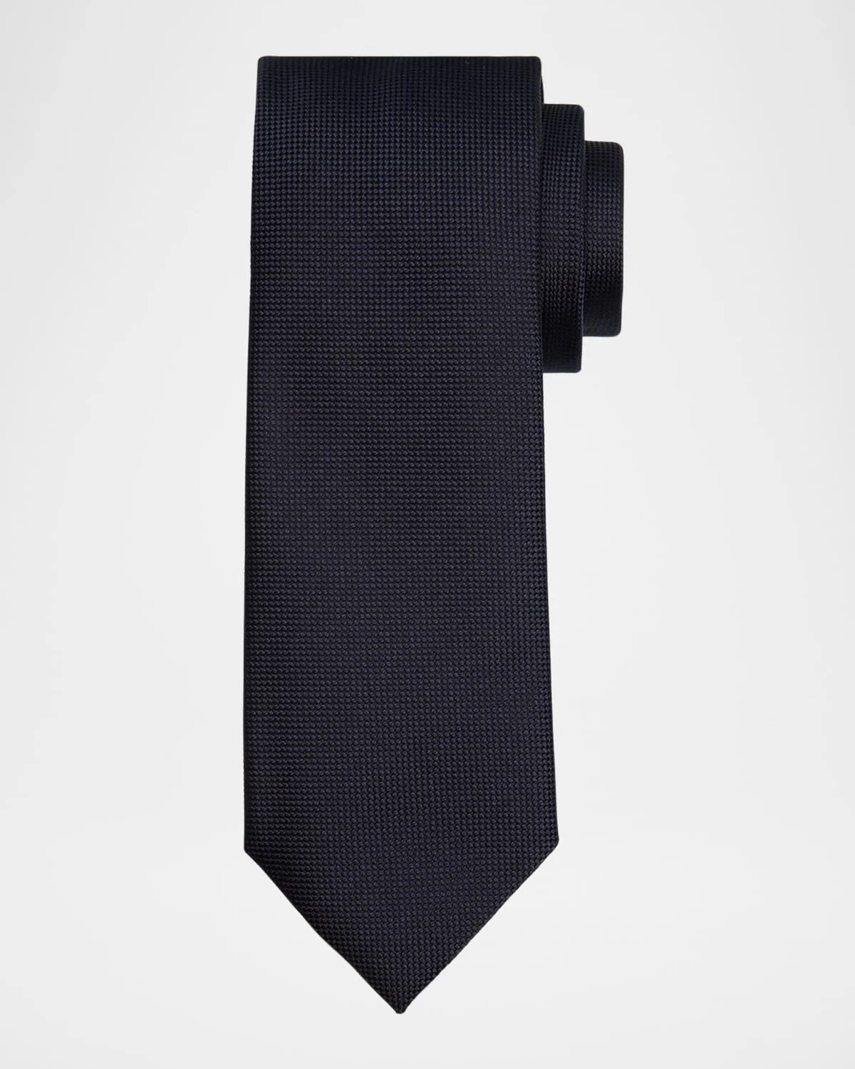 Men's Tic-Weave Silk Tie - 1