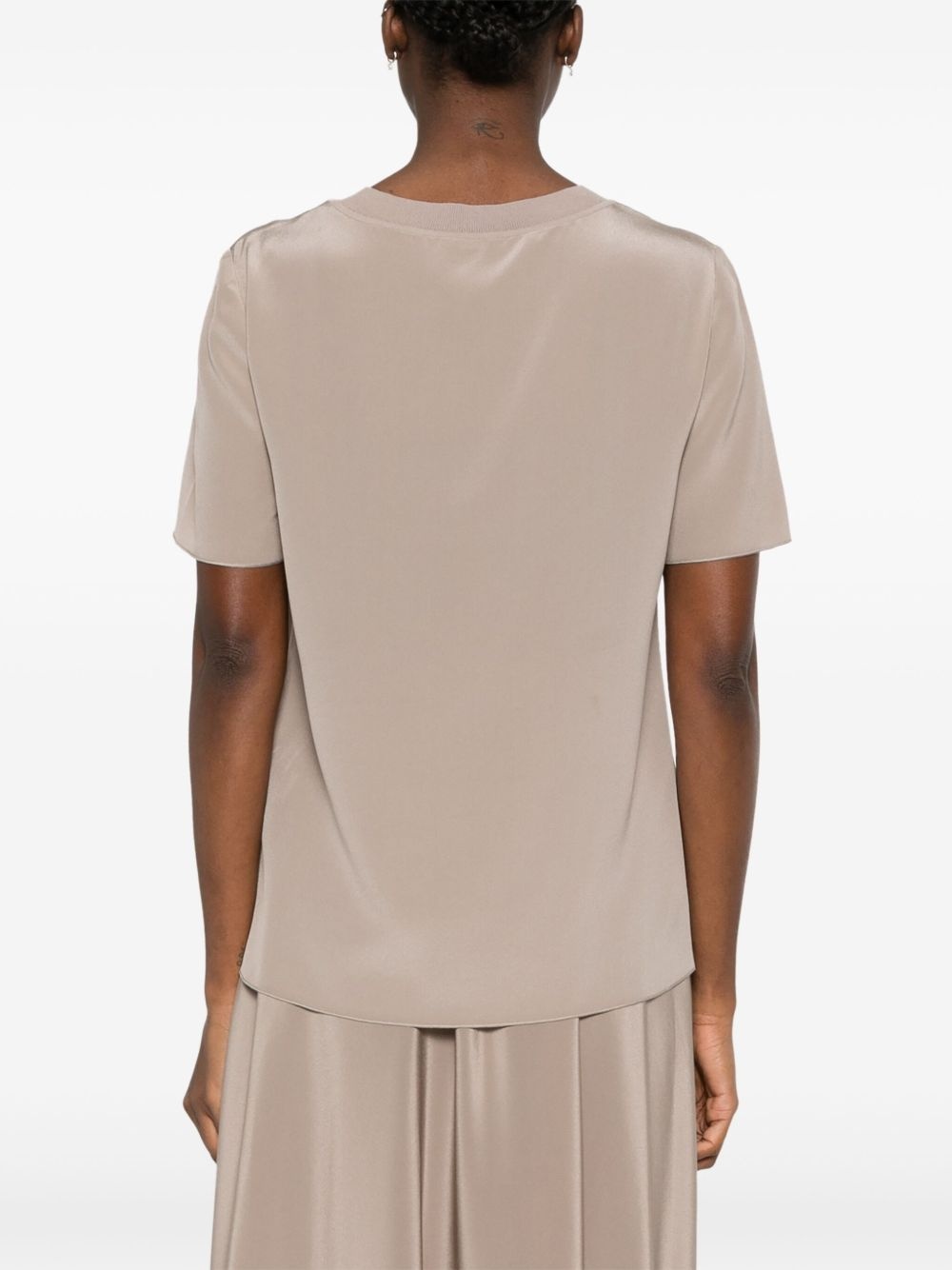 Rubin silk T-shirt - 4