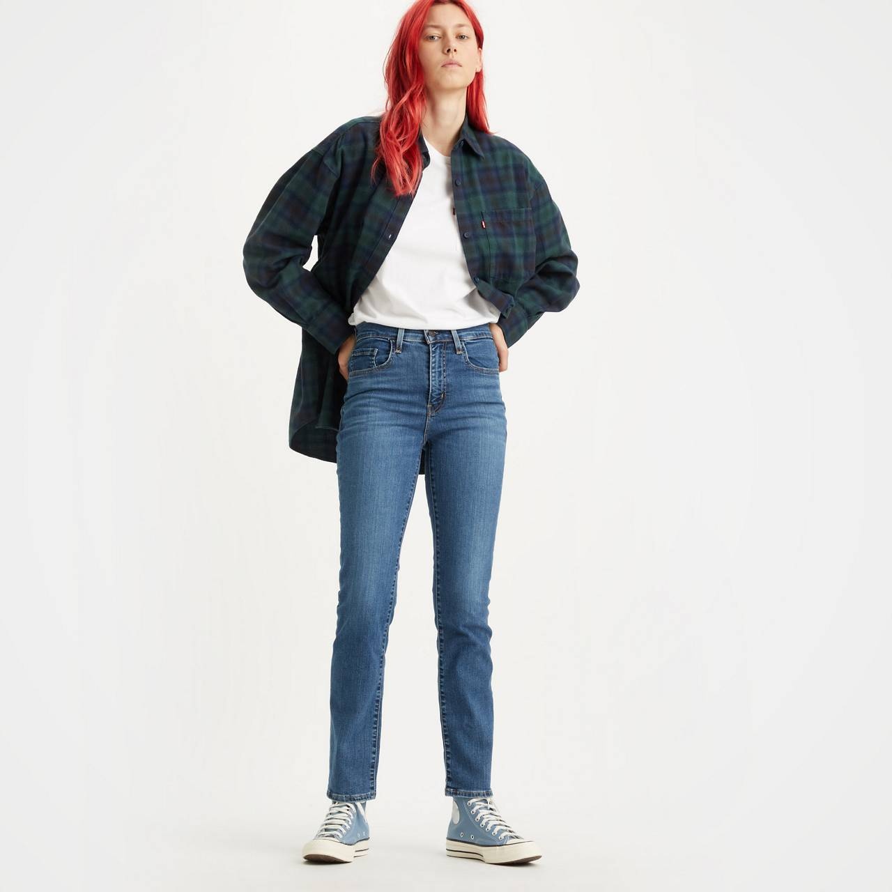 724 HIGH RISE SLIM STRAIGHT WOMEN'S JEANS - 3