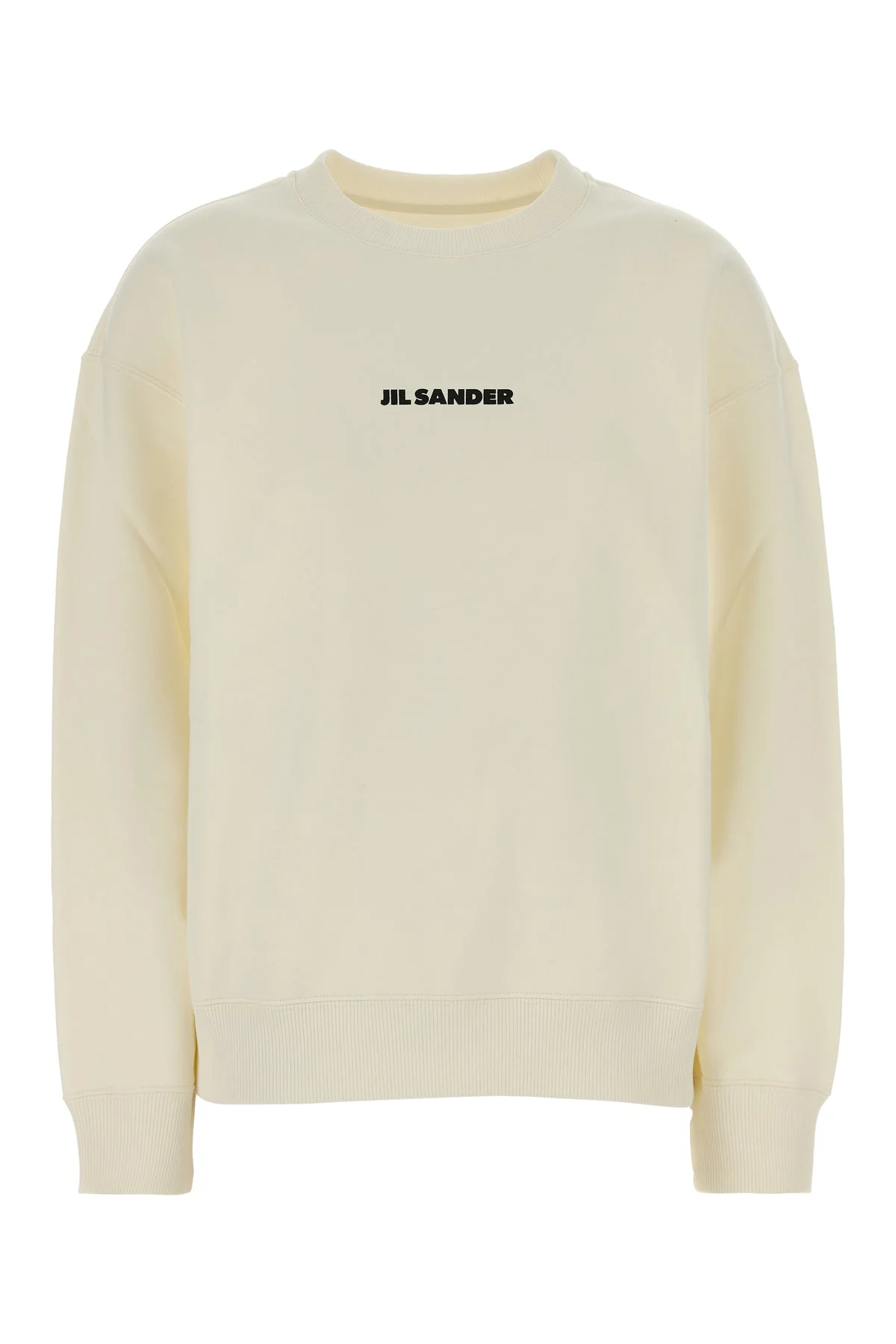 Ivory cotton sweatshirt - 1
