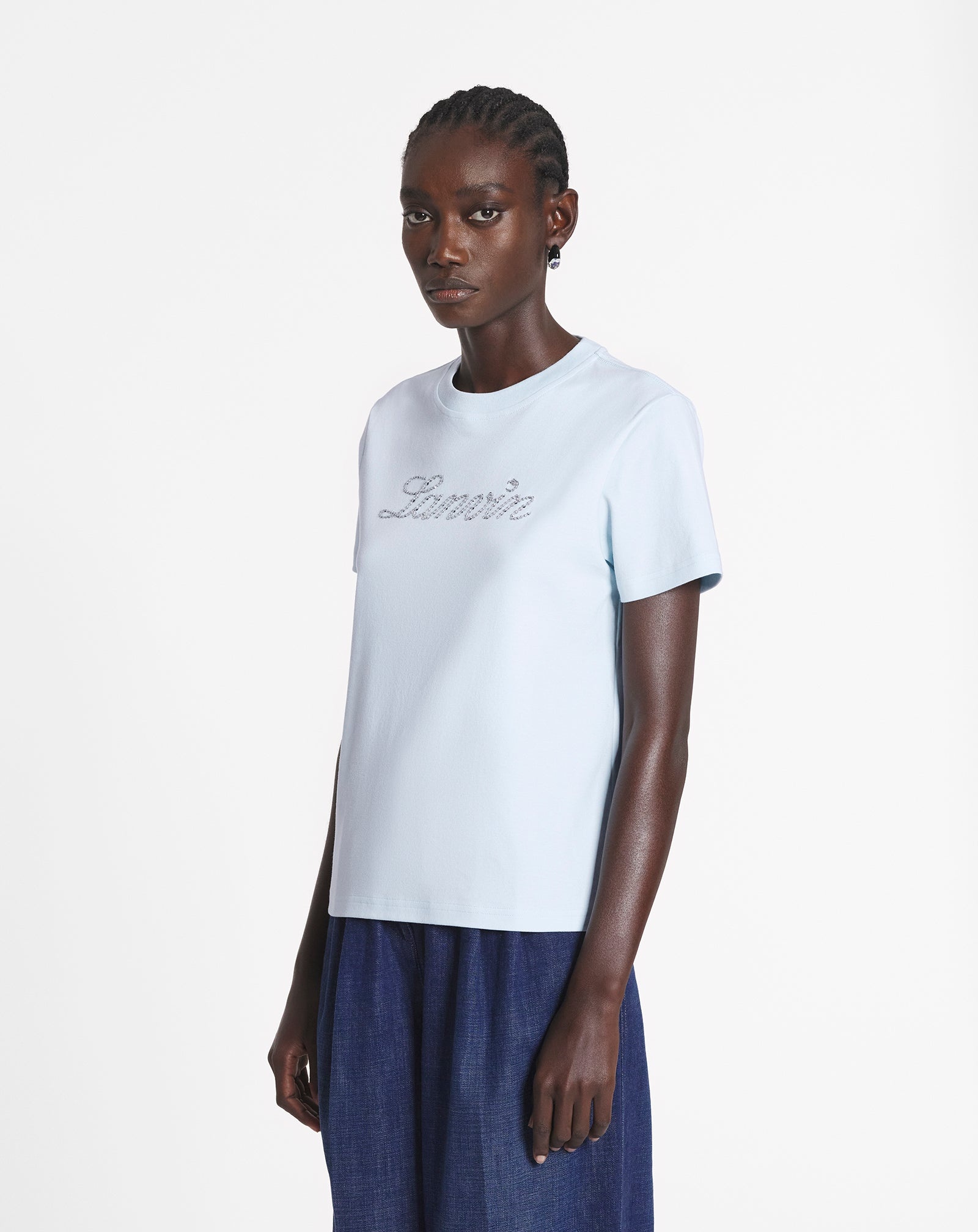 LANVIN EMBROIDERED SEQUIN T-SHIRT - 3