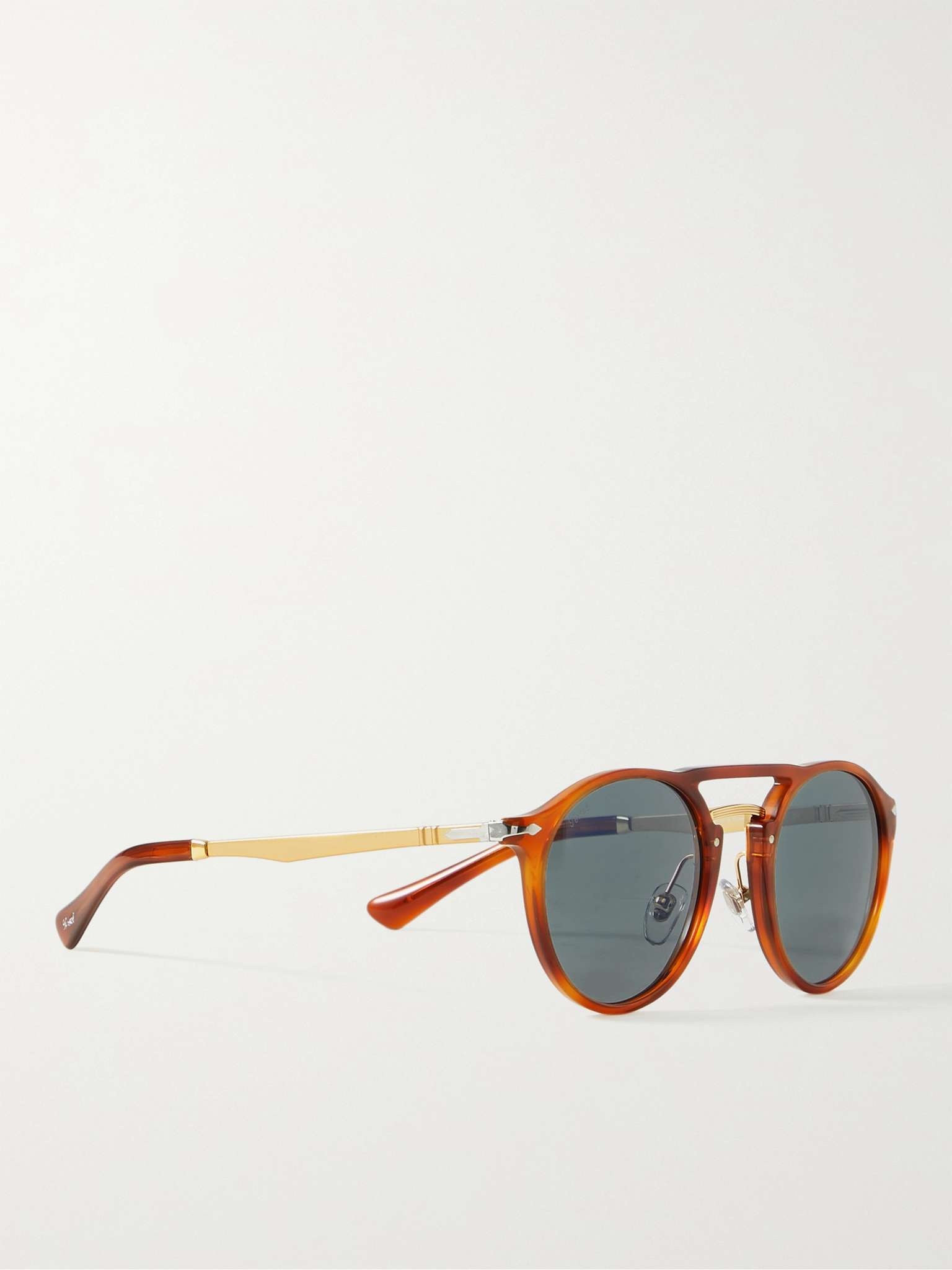 Round-Frame Tortoiseshell Acetate and Gold-Tone Sunglasses - 2