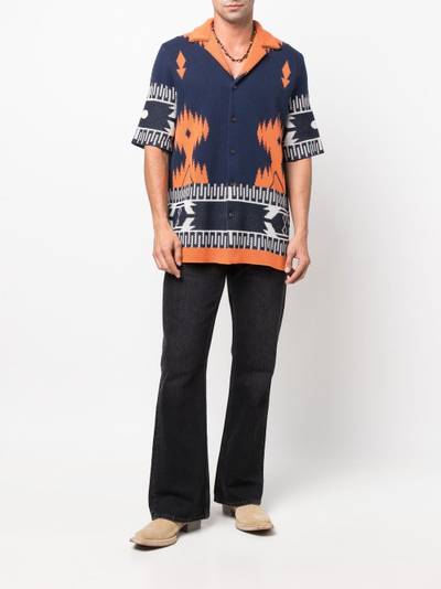 Alanui printed knit cardigan outlook