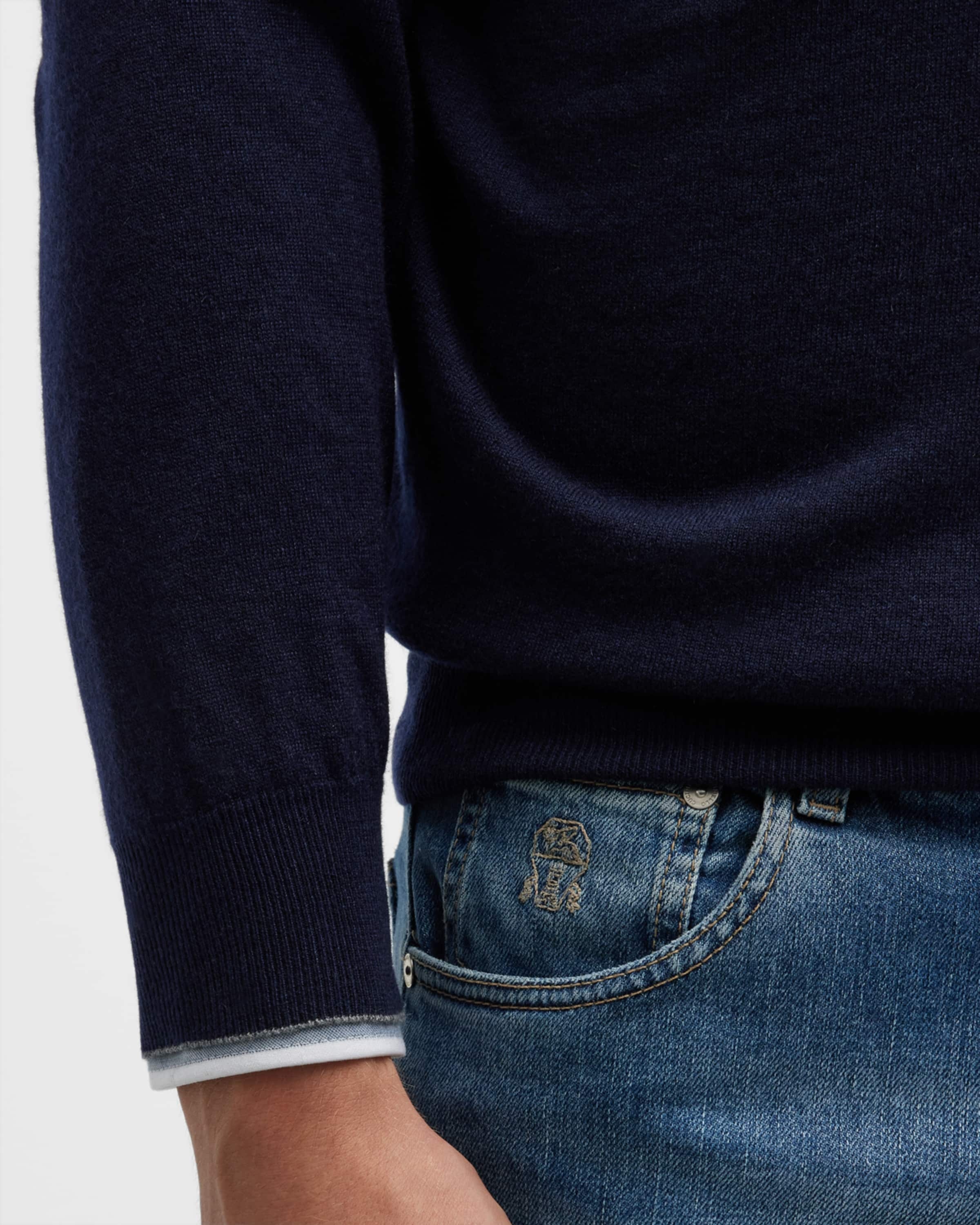 Men's Cashmere Crewneck Sweater - 5