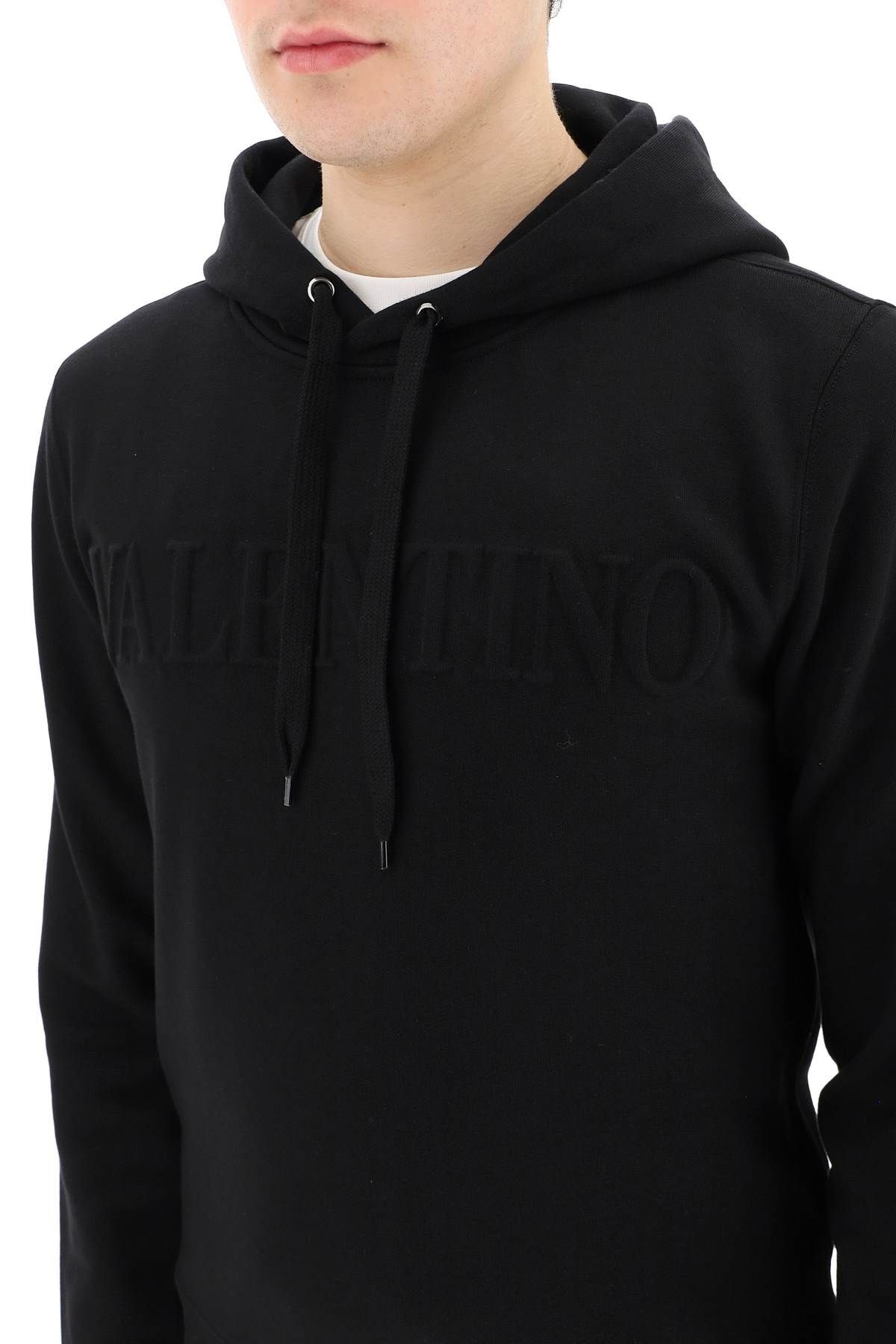 EMBOSSED LOGO HOODIE - 5