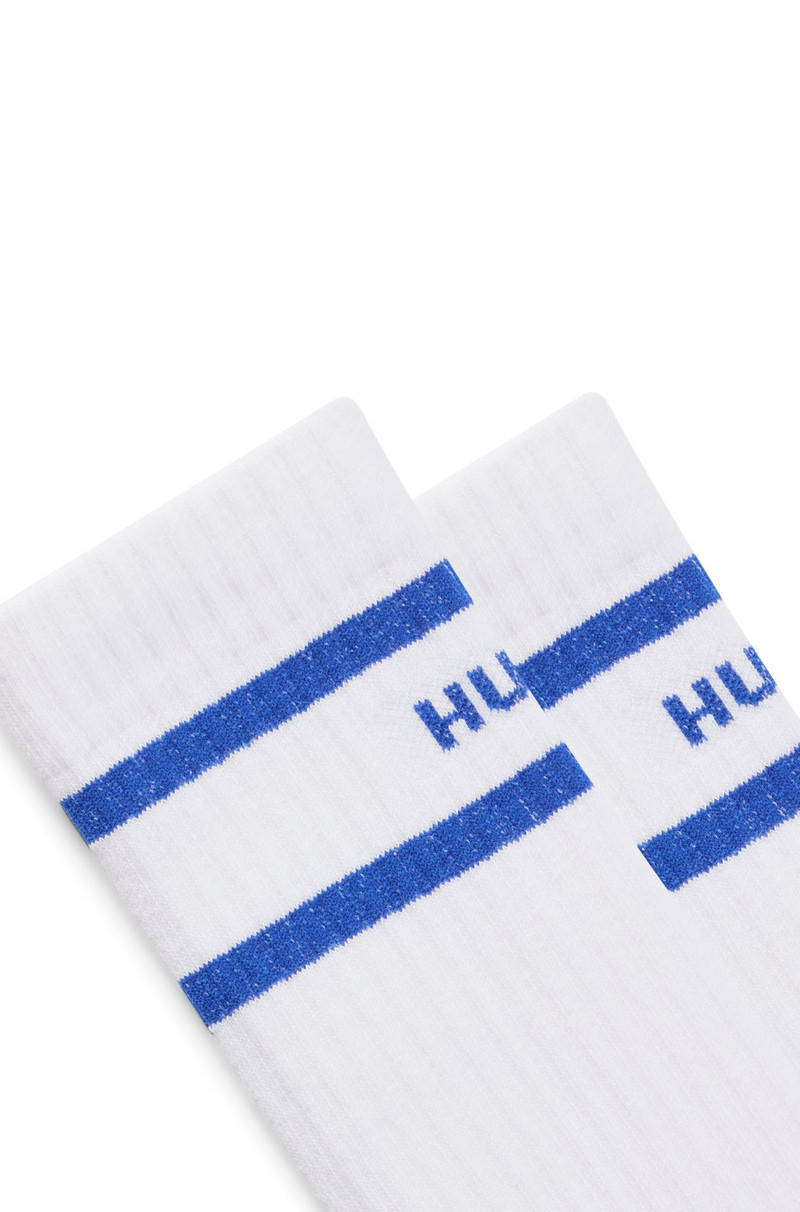 HUGO TWO-PACK OF KNEE-HIGH SOCKS WITH STRIPES outlook