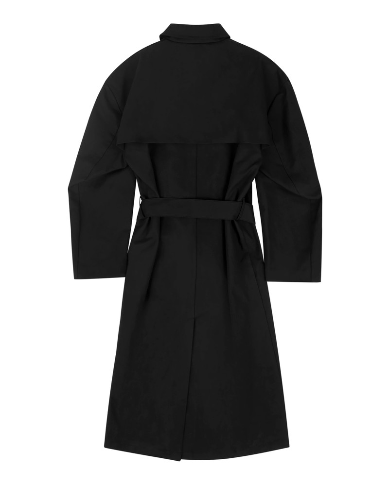 entire studios CLASSIC TRENCH BLACK outlook