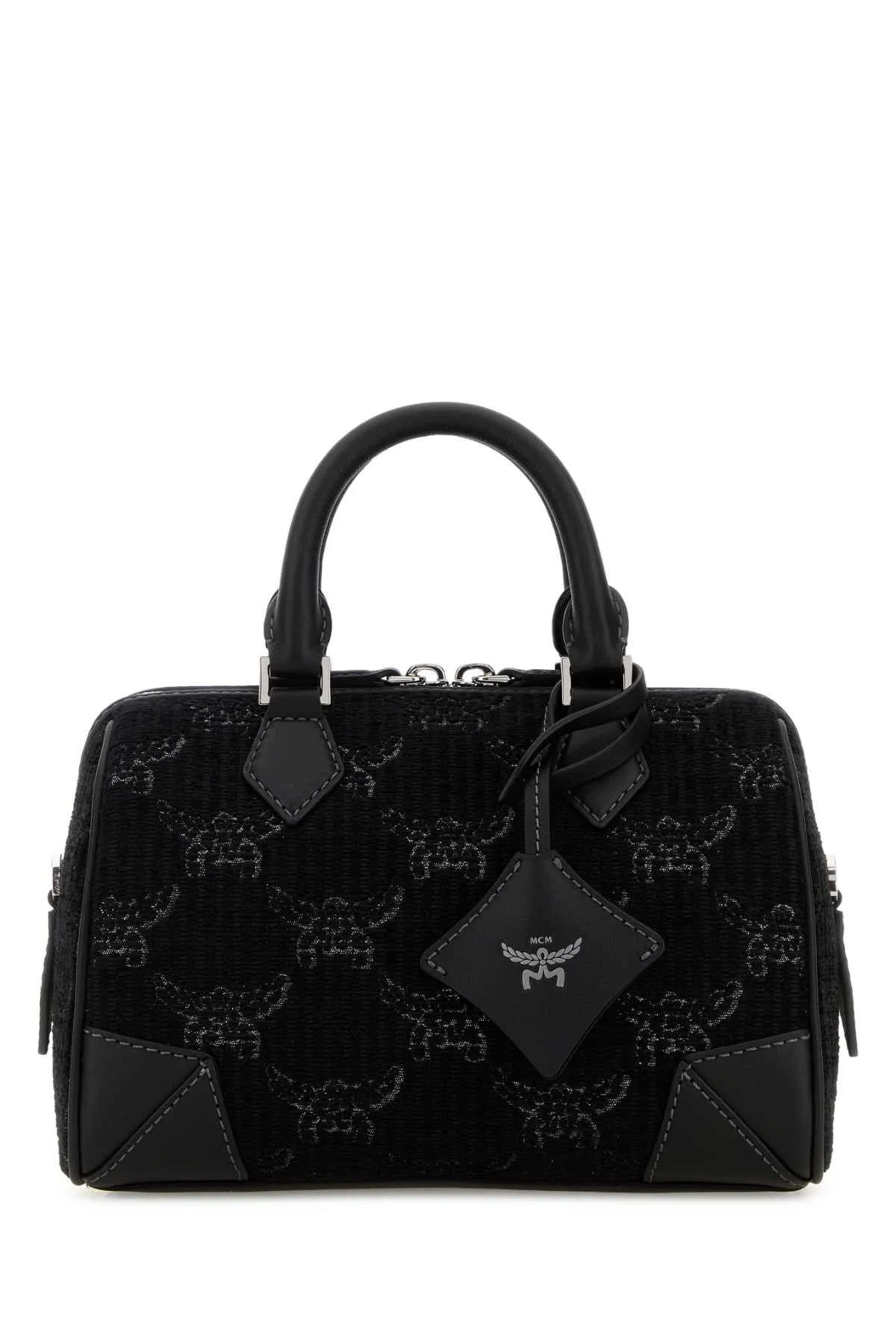 Mcm Women Black Canvas Ella Handbag - 1
