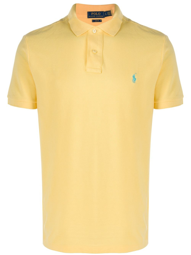 embroidered logo polo shirt 1