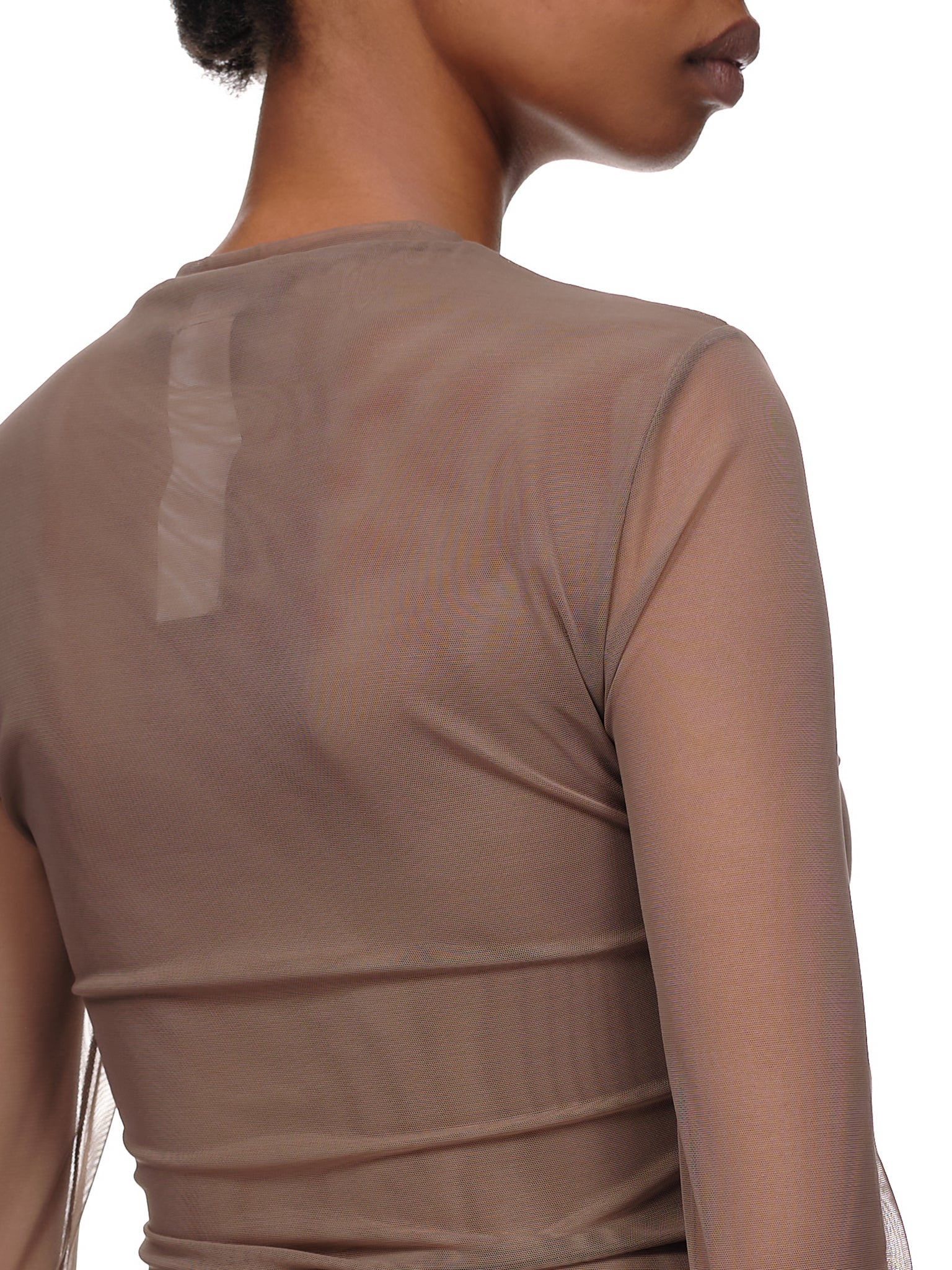 Long Sleeve Embroidered Blouse - 5