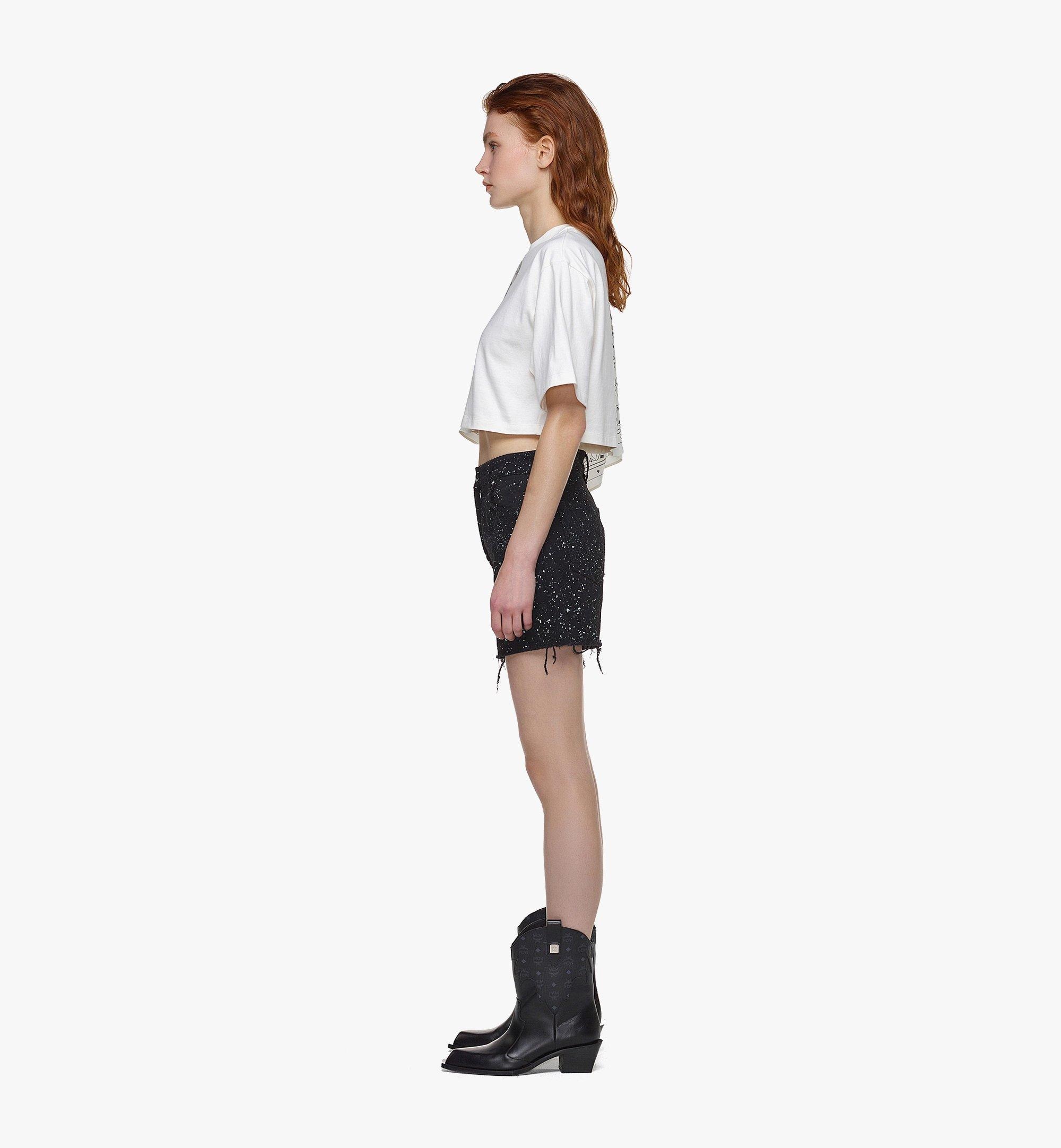 Cropped Bandana T-Shirt in Organic Cotton - 4