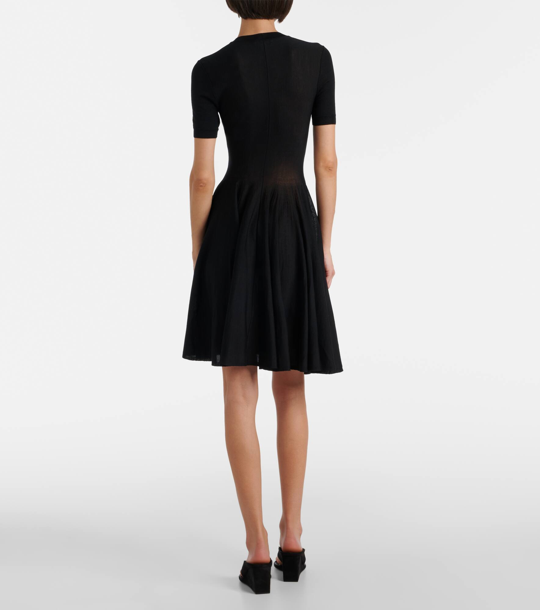 Skater wool minidress - 3