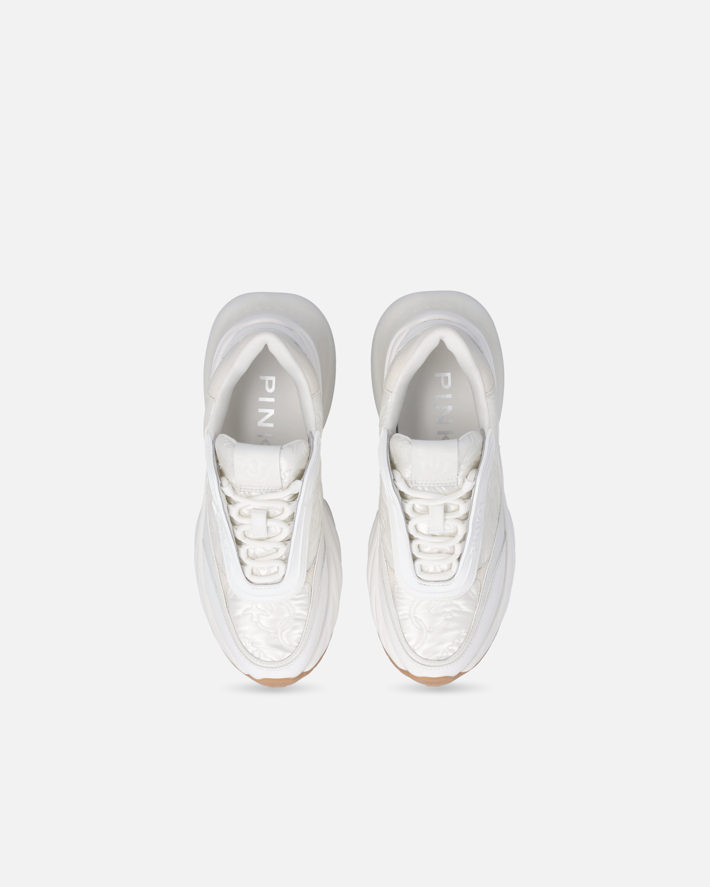 ARIEL LEATHER AND RUBBER SNEAKERS WITH LOVE BIRDS LOGO - 9