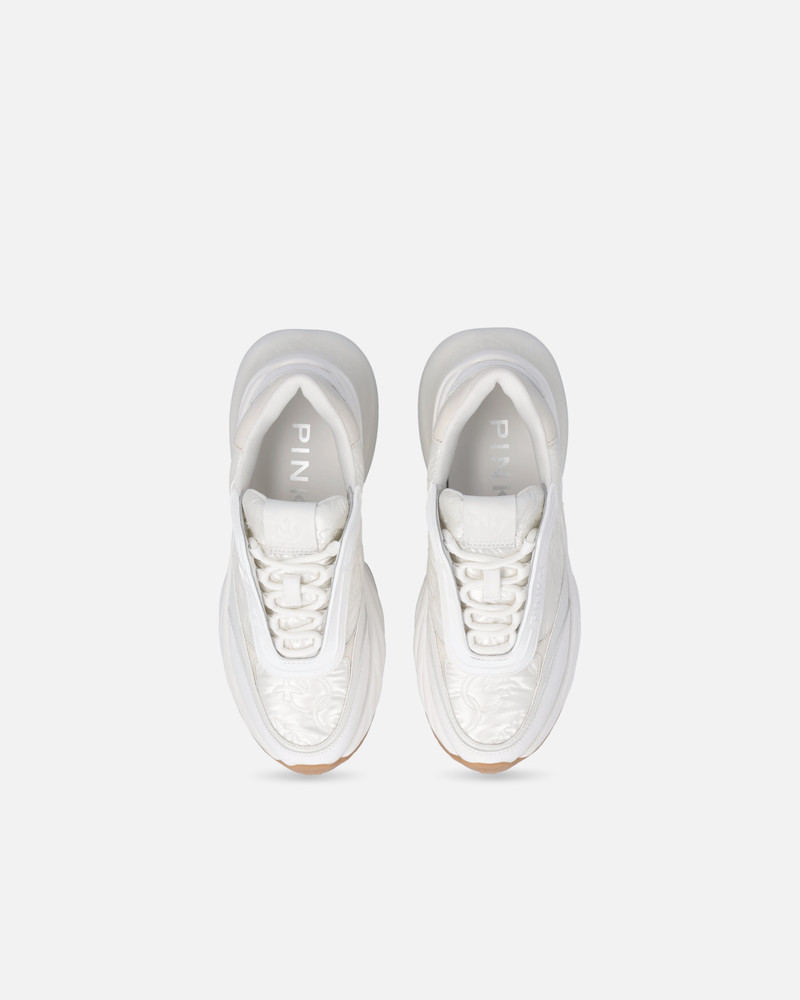 ARIEL LEATHER AND RUBBER SNEAKERS WITH LOVE BIRDS LOGO 9