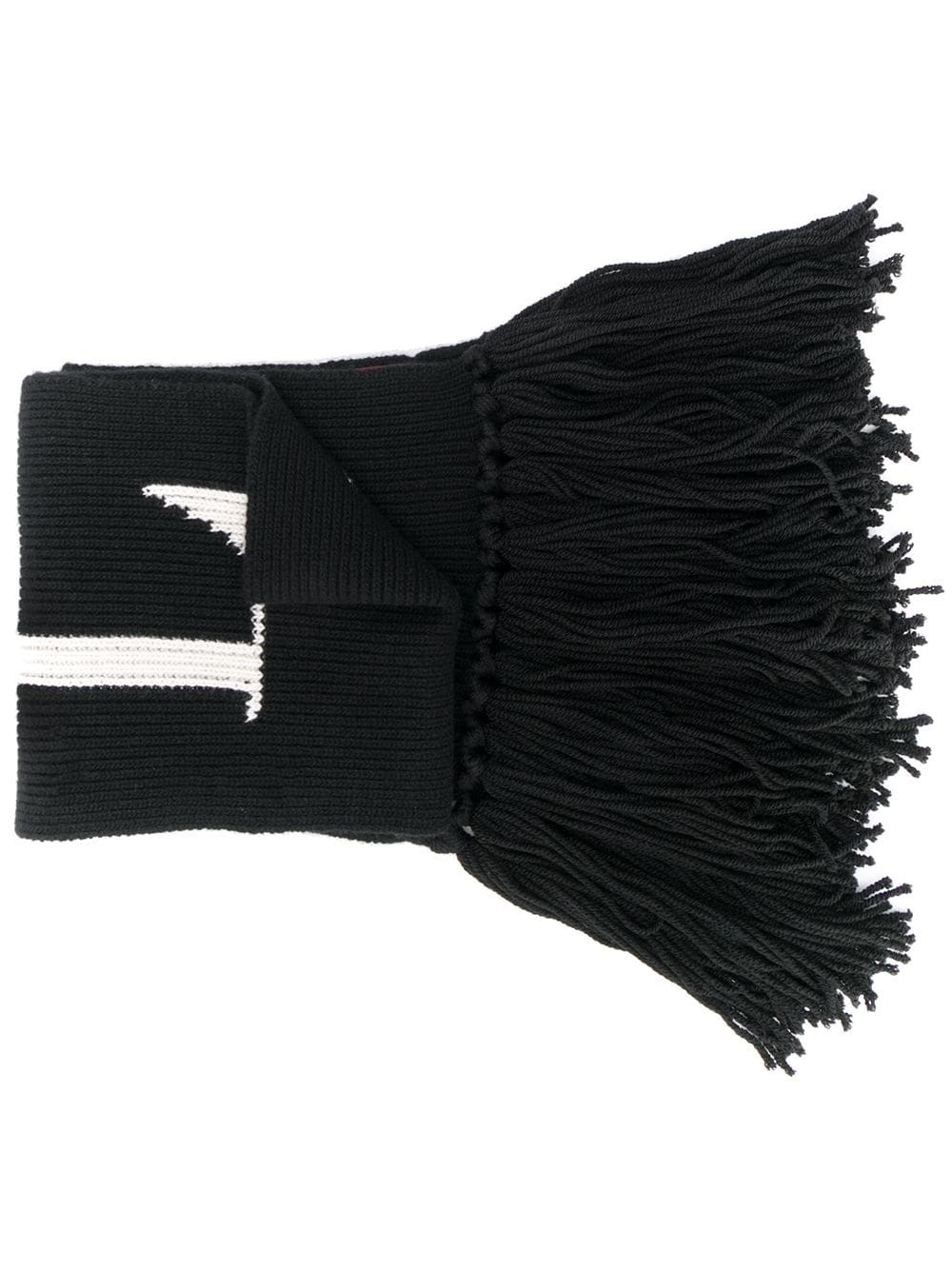 VLTN fringed scarf - 1