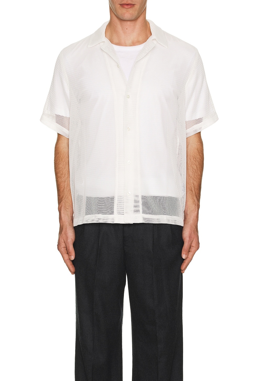 Canty Mesh Short Sleeve Shirt - 3